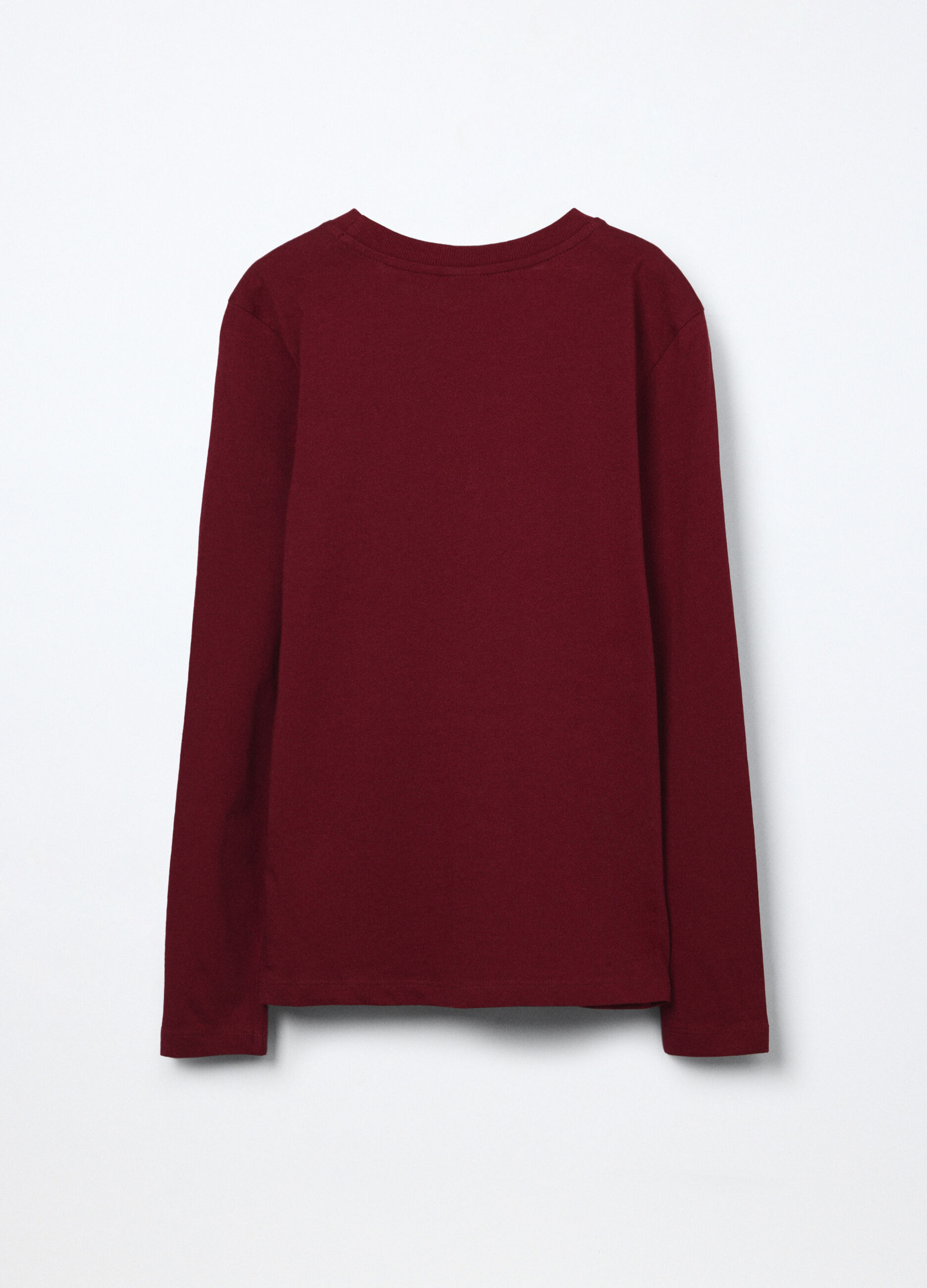 T-shirt a maniche lunghe in puro cotone jersey ragazzo_1