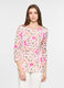 T-shirt girocollo in jersey stretch donna_0