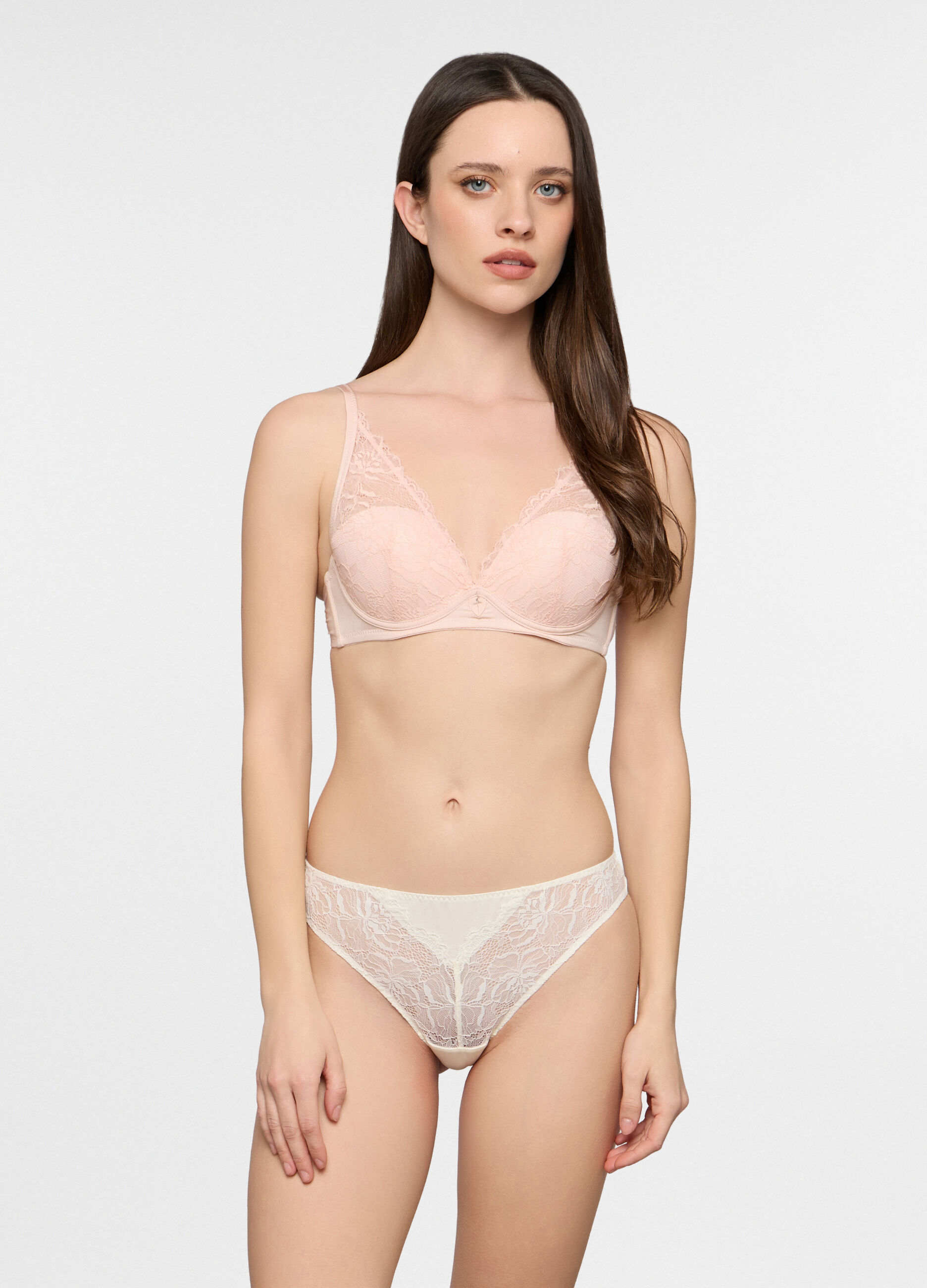 Reggiseno a balconcino in pizzo donna_2