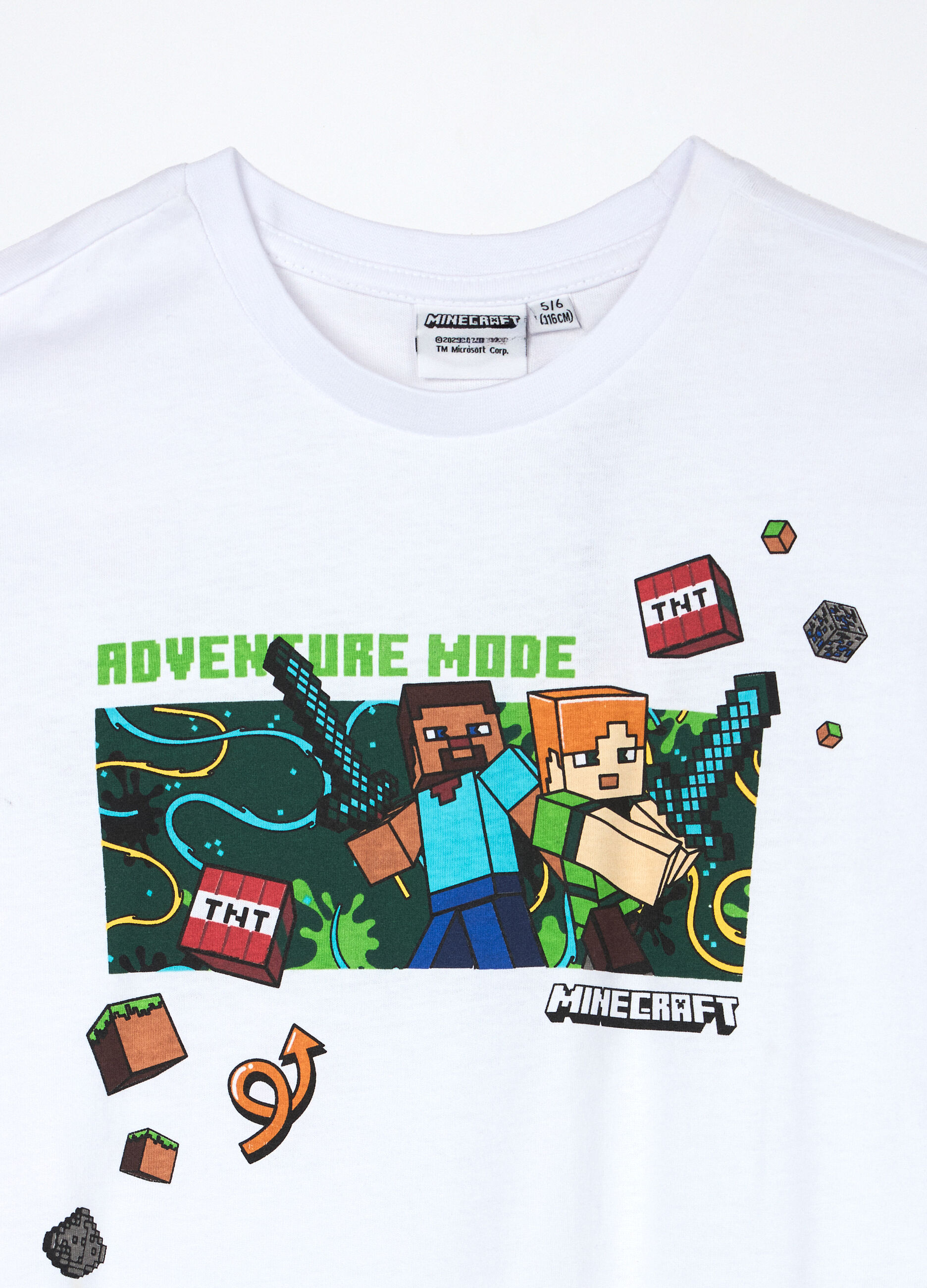 T-shirt Minecraft in jersey di puro cotone bambino_2