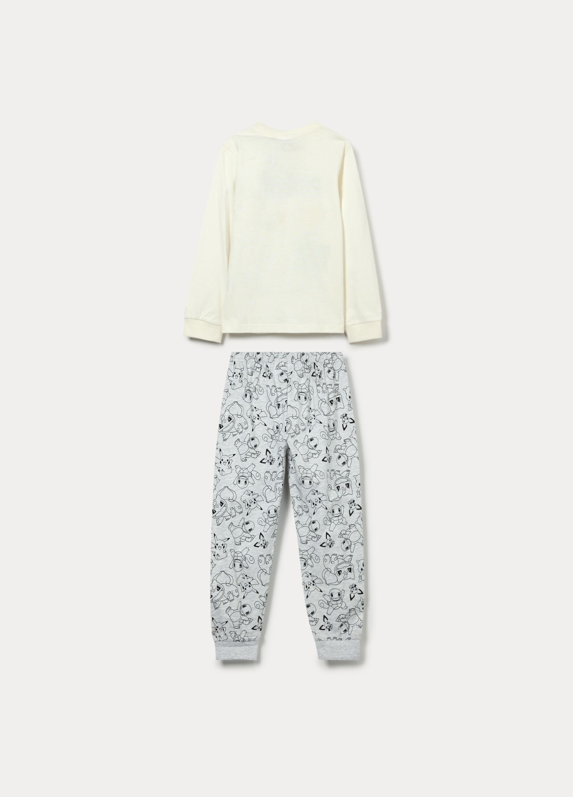 Set pigiama lungo Pokemon in jersey di puro cotone bambino_1