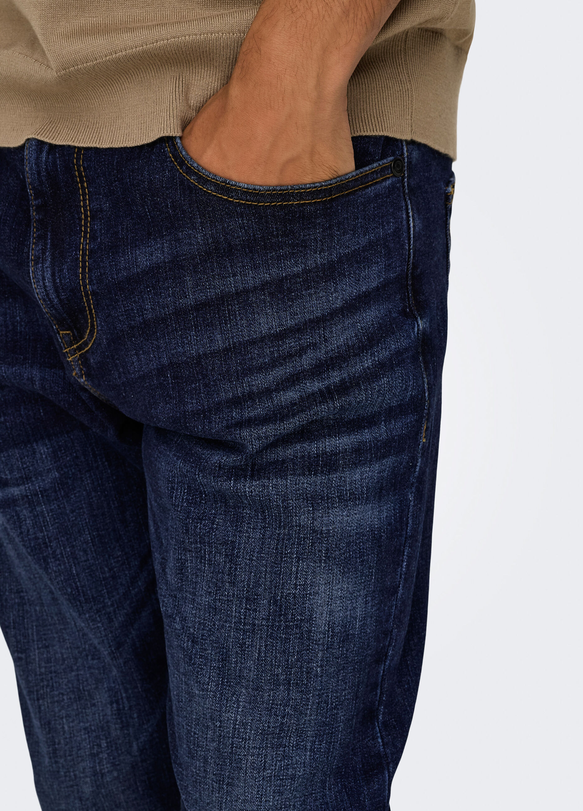 Jeans slim fit in denim uomo_5