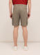 Bermuda cargo regular fit in lino uomo_1