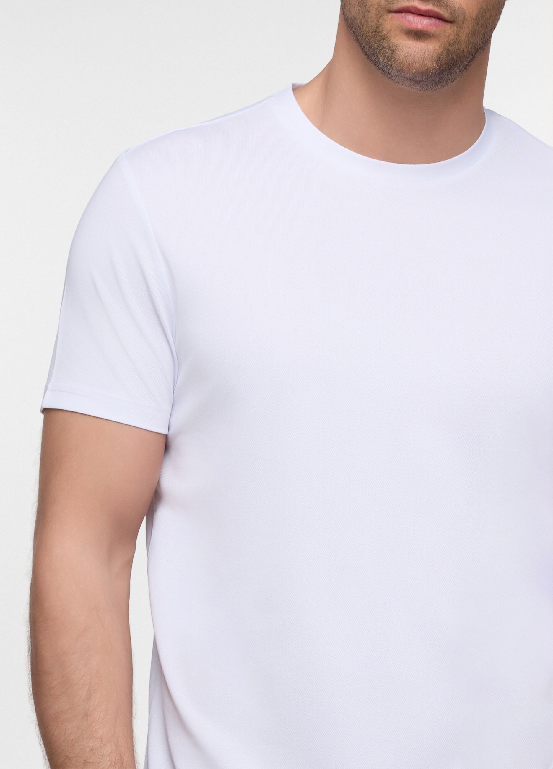 T-shirt a maniche corte in piquet uomo_2