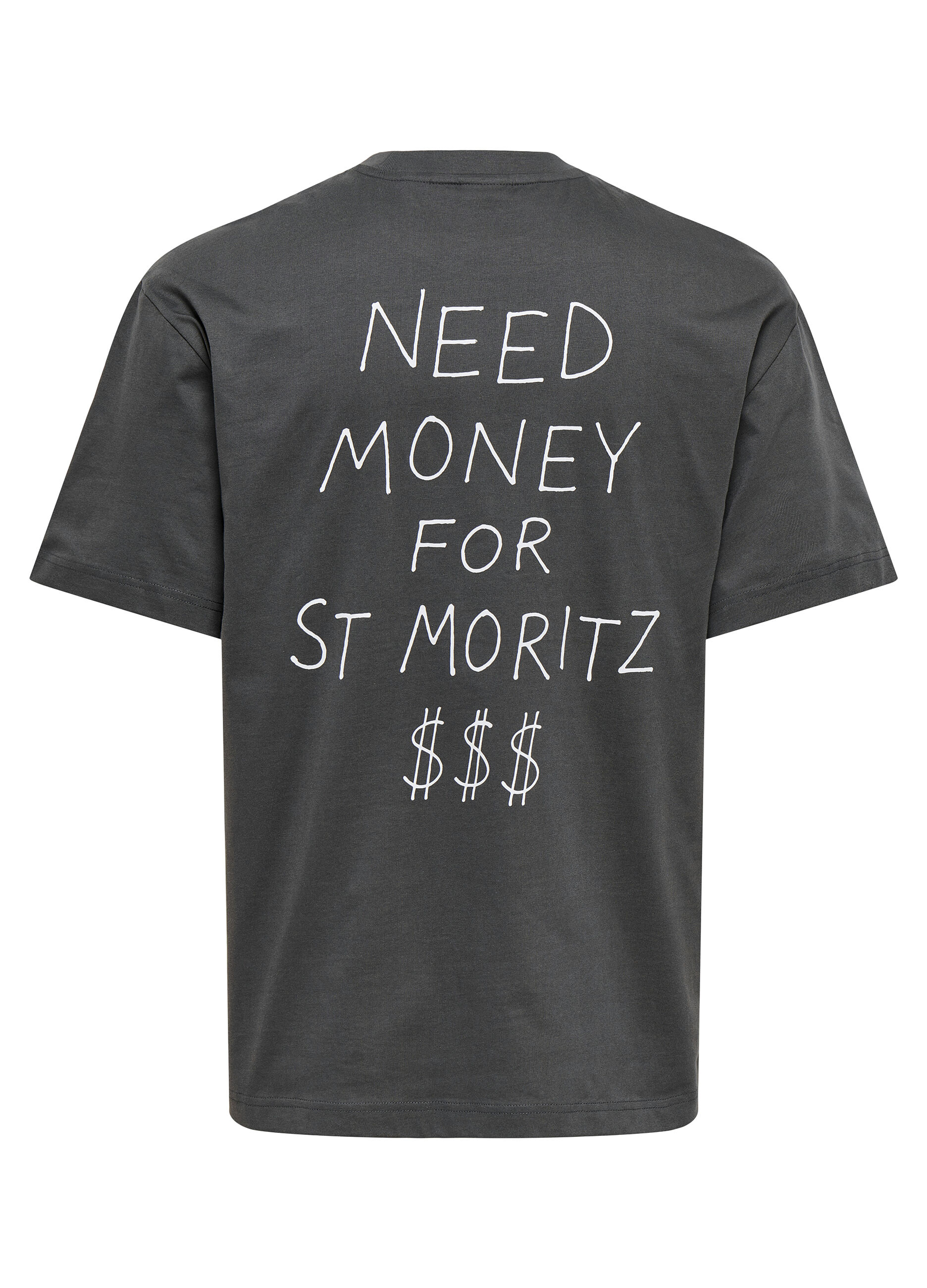 T-shirt girocollo stampa St. Moritz_1
