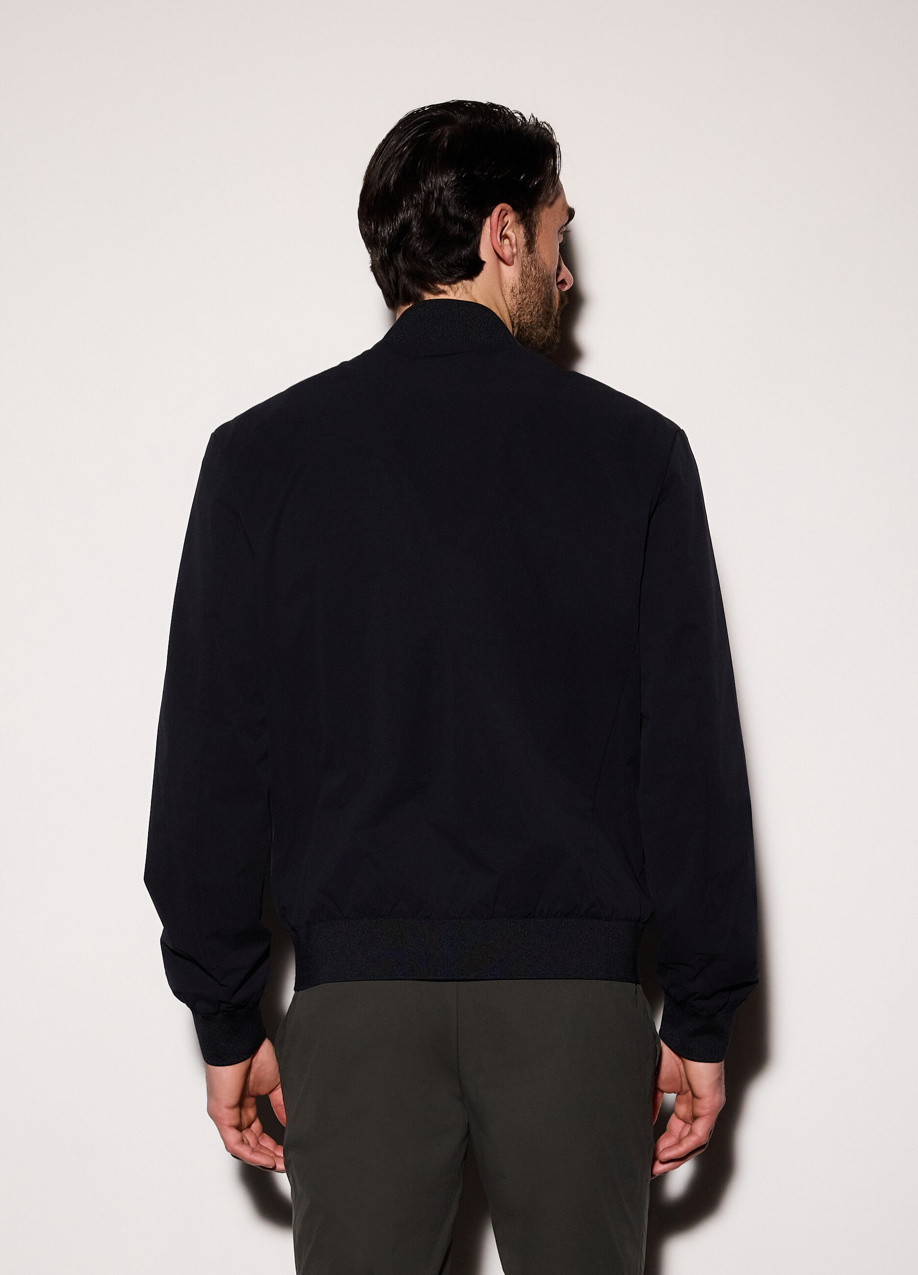 Bomber in tessuto tecnico uomo_1