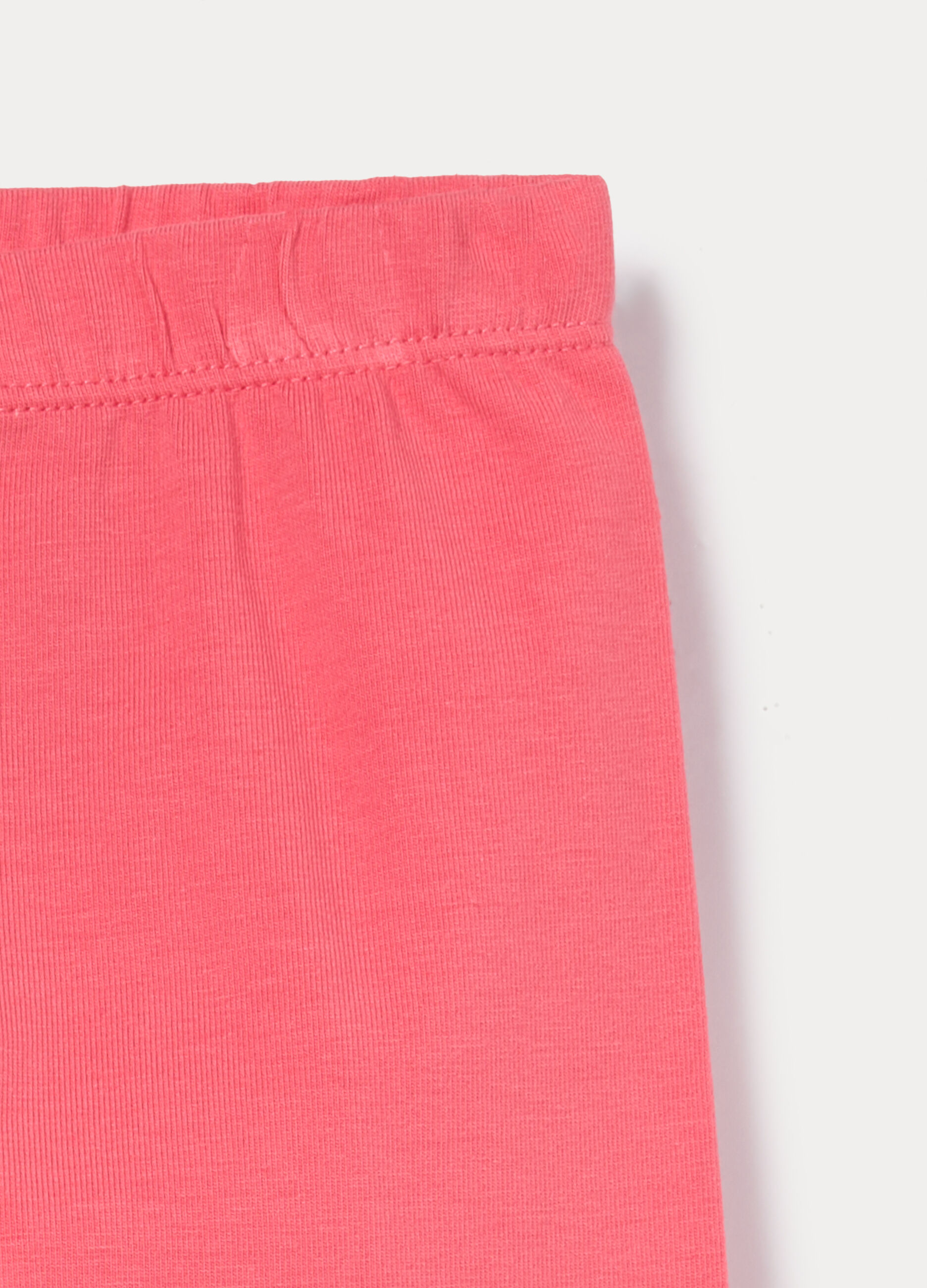 Leggings in jersey di cotone stretch bimba_2