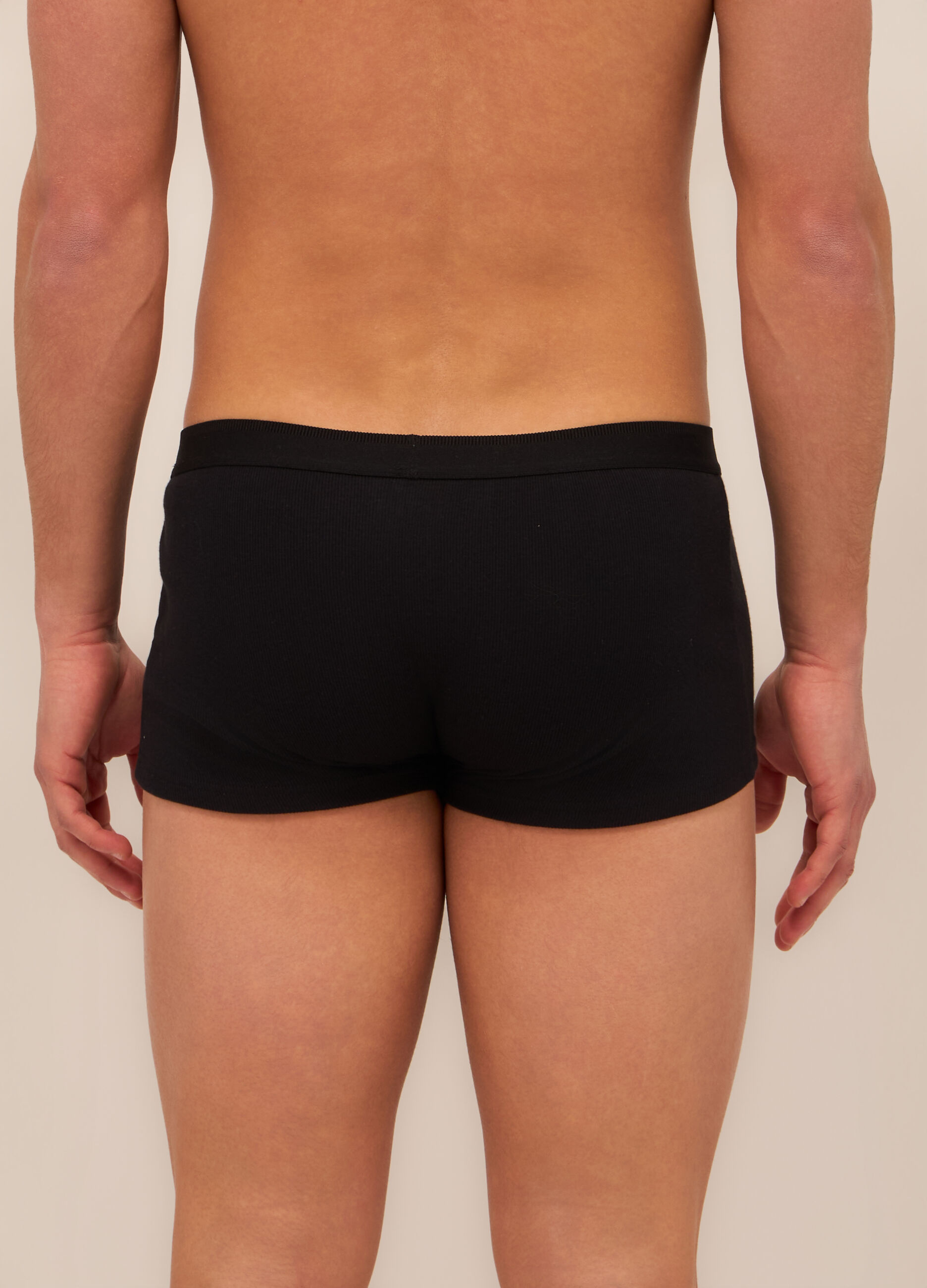 Boxer in cotone stretch a costine uomo