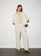 Pantaloni straight fit misto lino donna_0