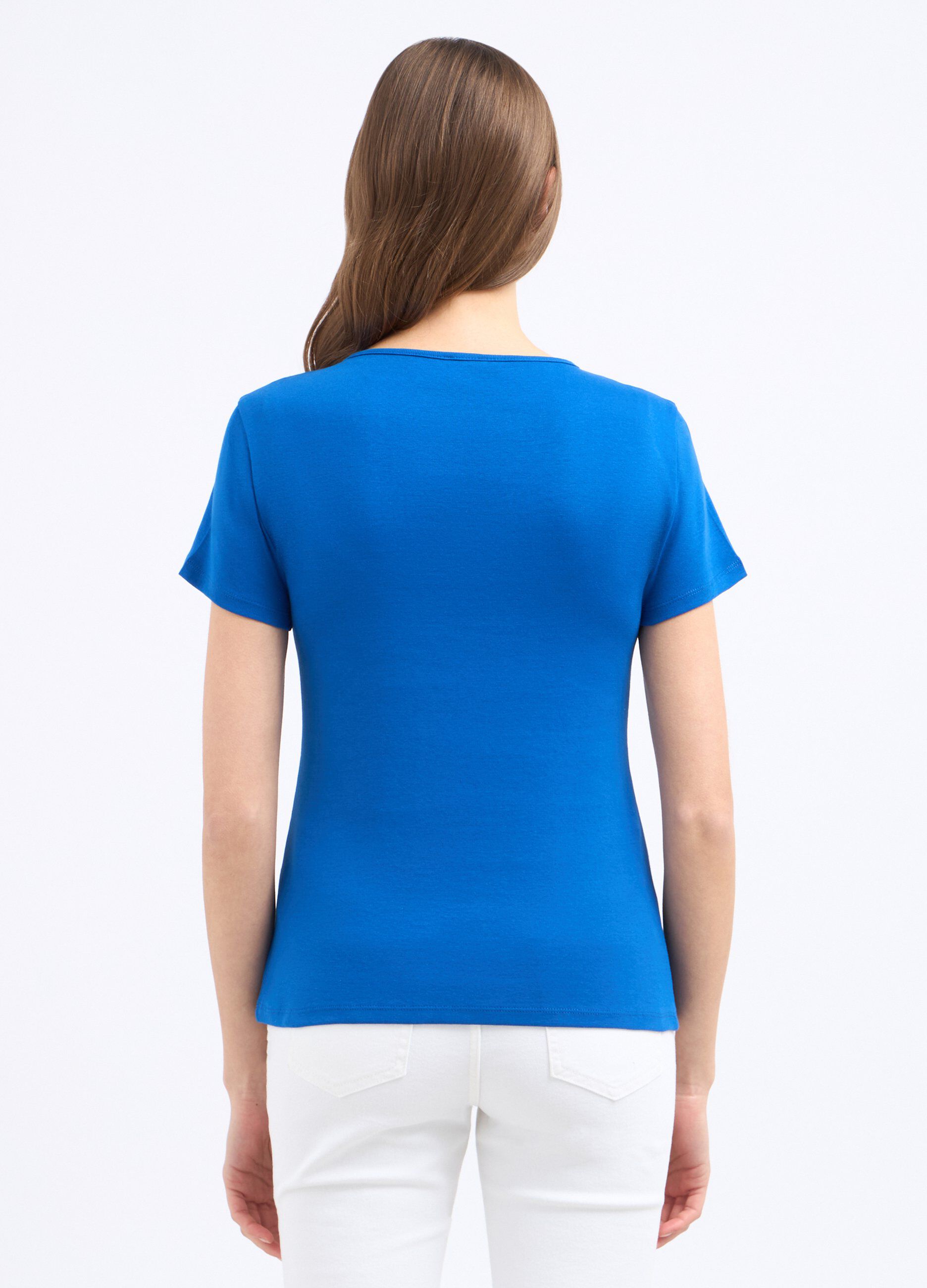 T-shirt in puro cotone donna_1