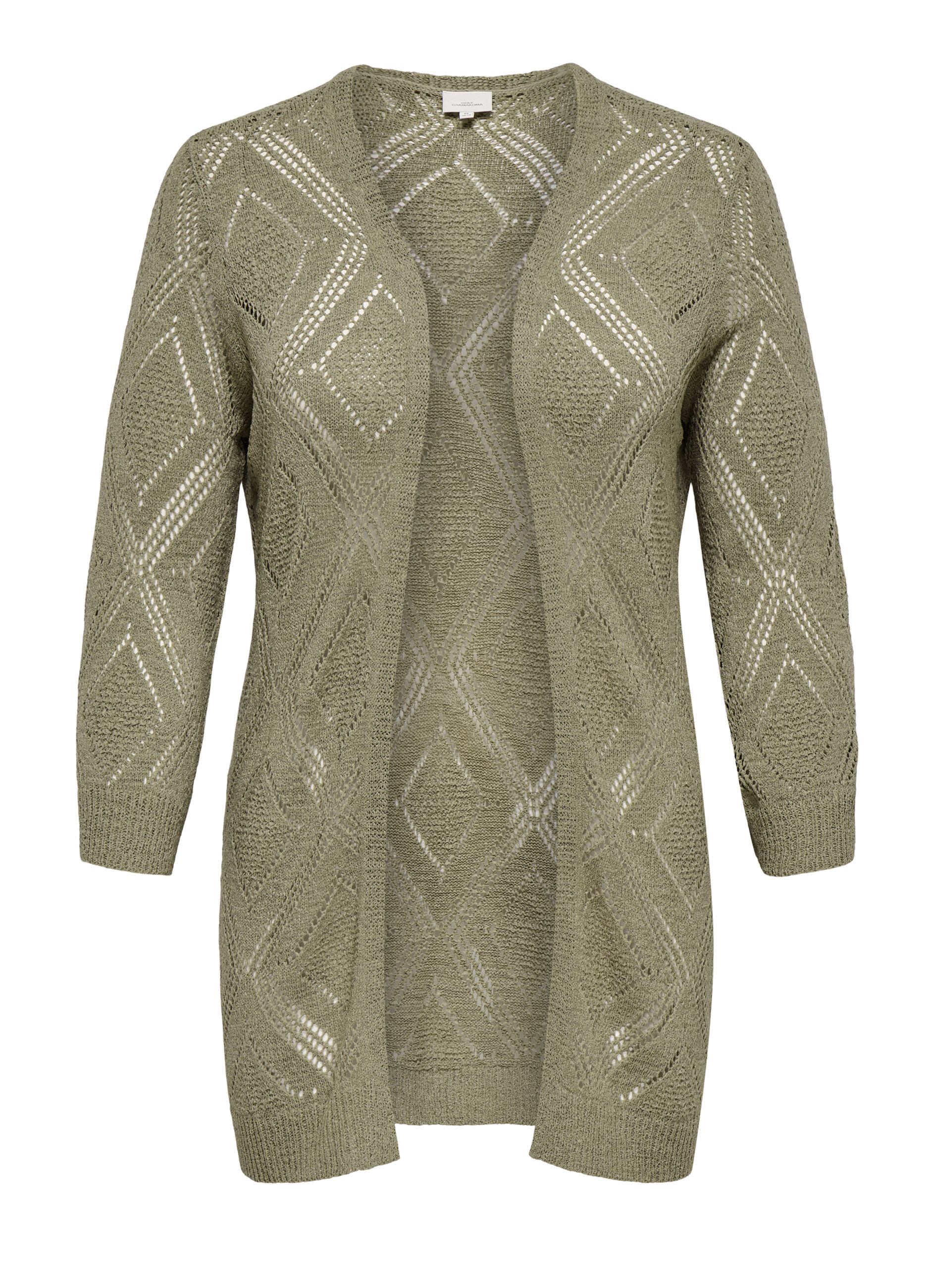 Cardigan lungo operato donna_0