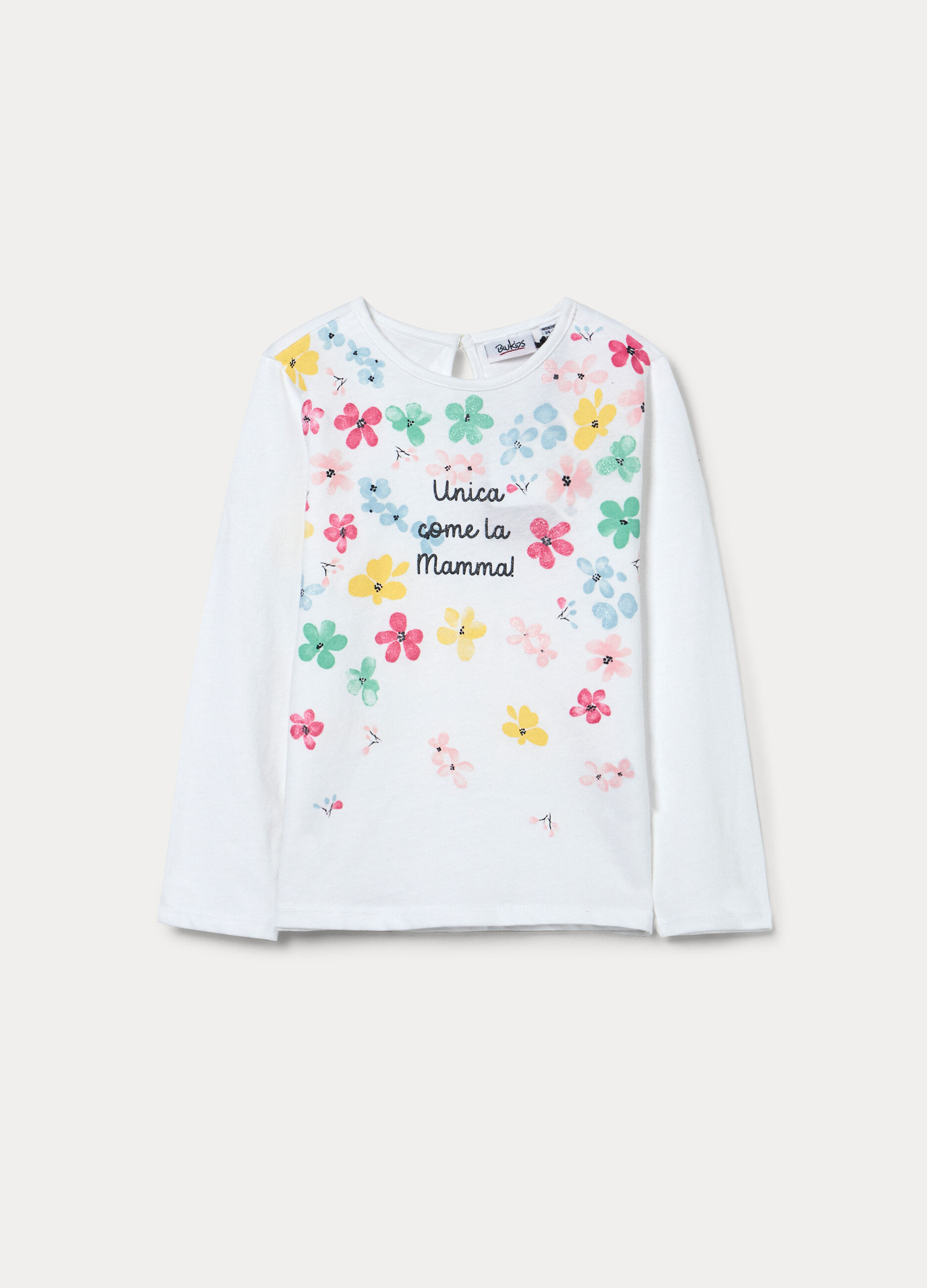 T-shirt in jersey di puro cotone bimba_0