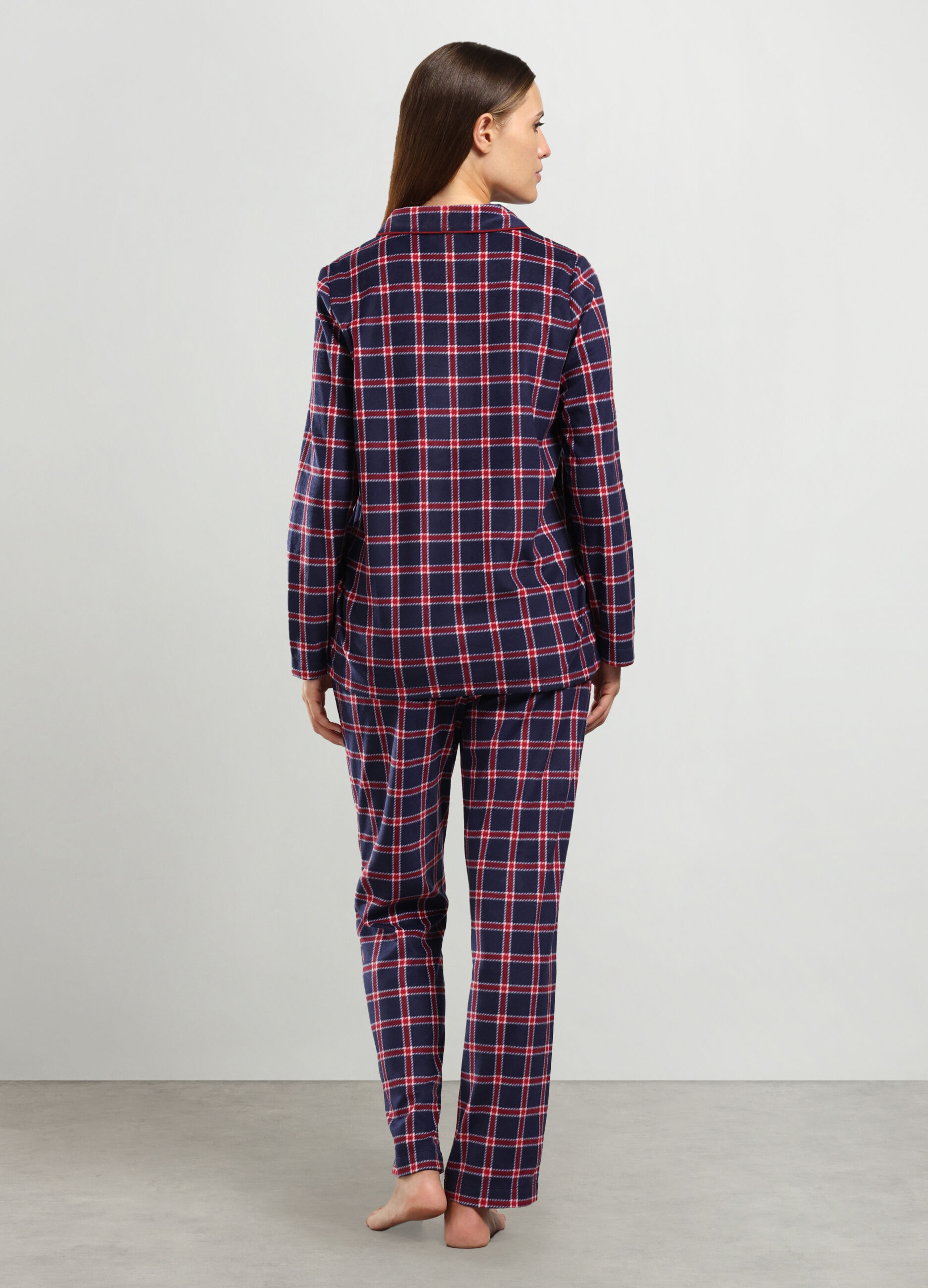 Set pigiama in pile donna_1