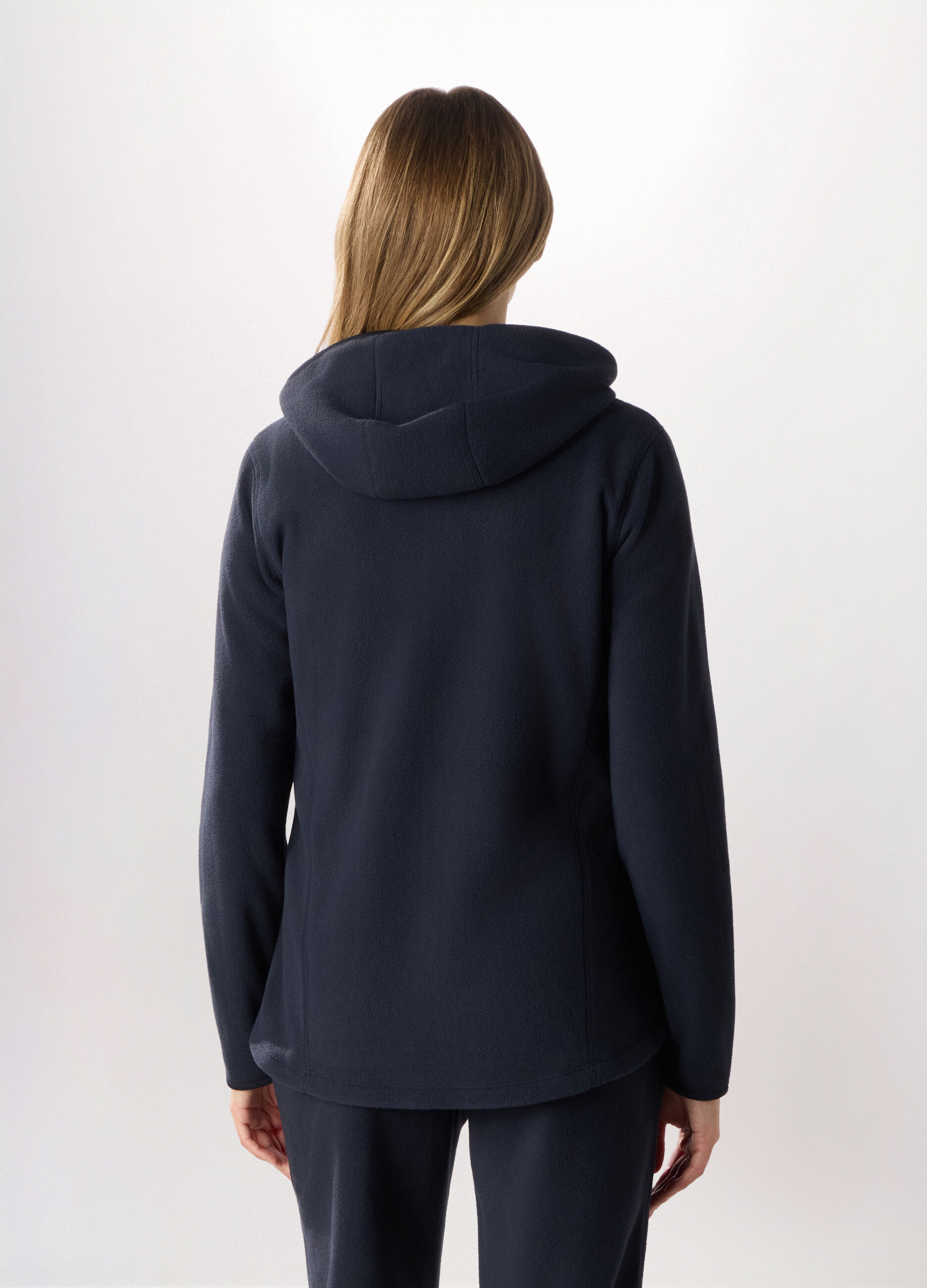 Felpa con cappuccio in pile donna Holistic fitness_1