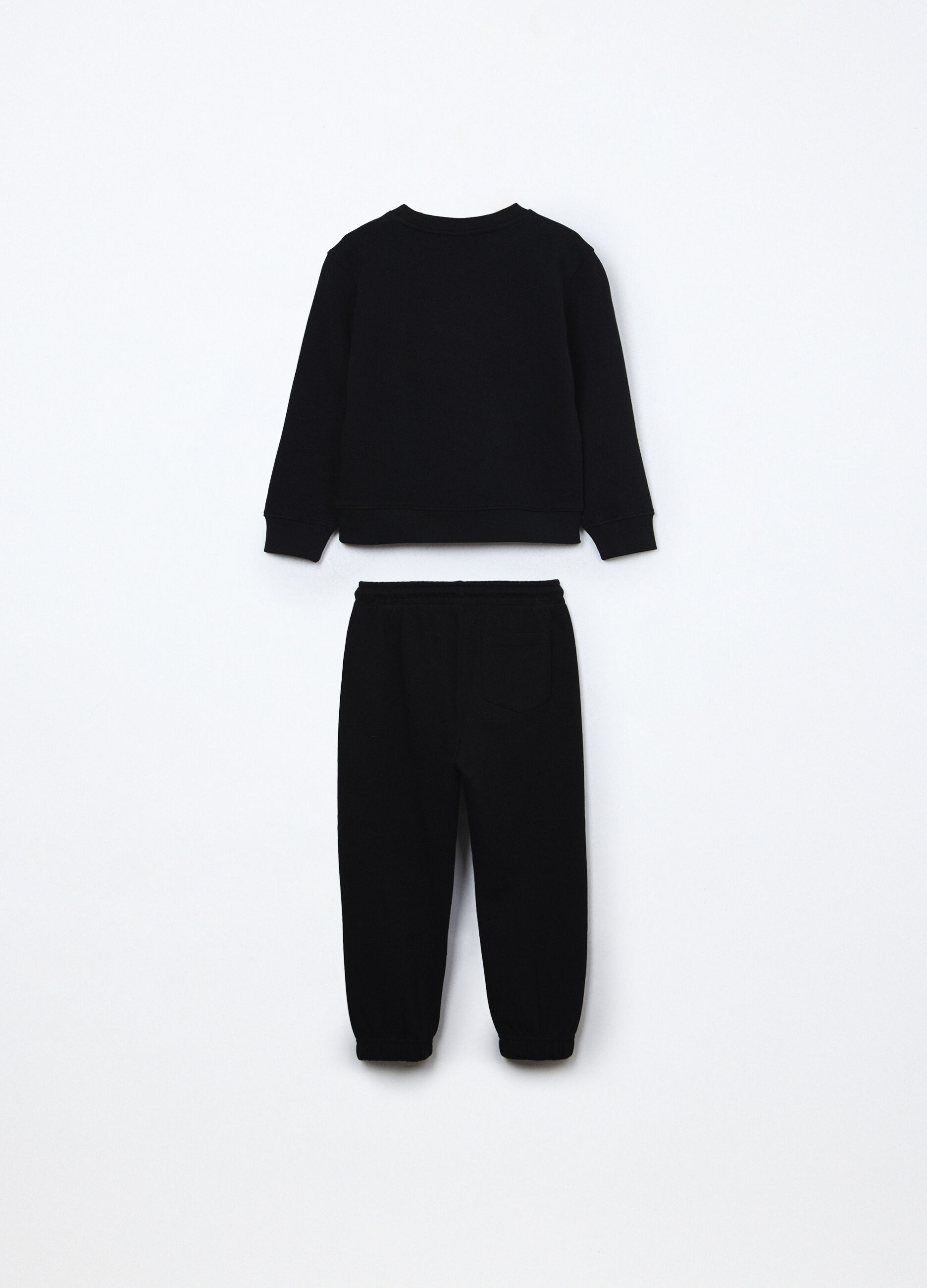 Jogging set in french terry di puro cotone bambino_1