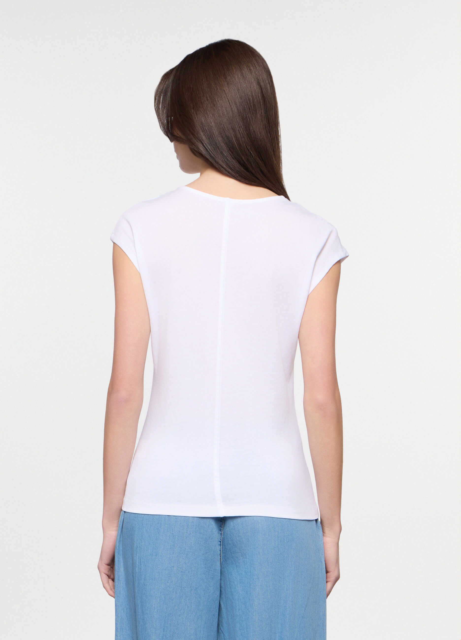 T-shirt girocollo donna_1