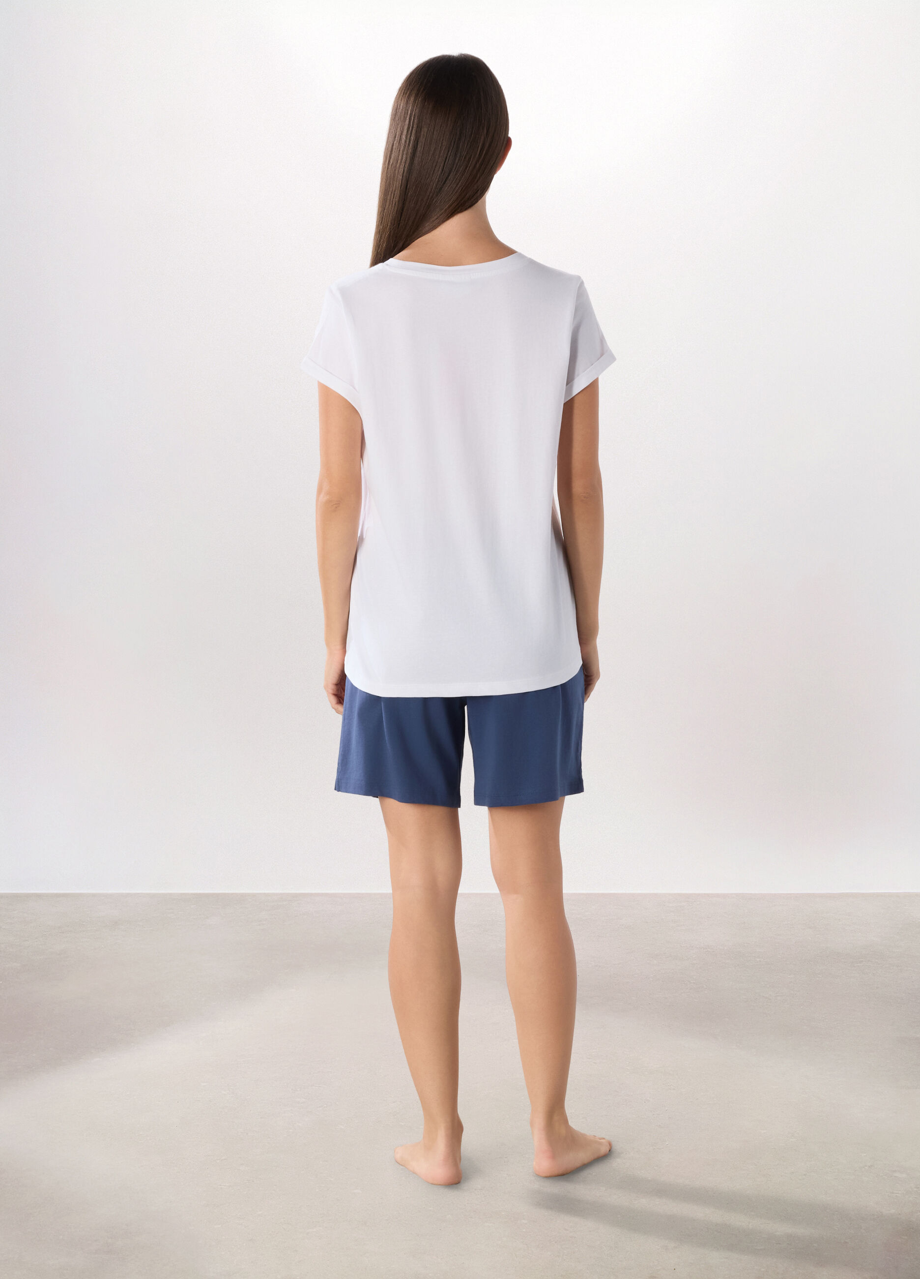 Set pigiama Spank in jersey di puro cotone donna_1