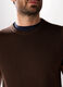 Gilet girocollo in lana merino uomo_2