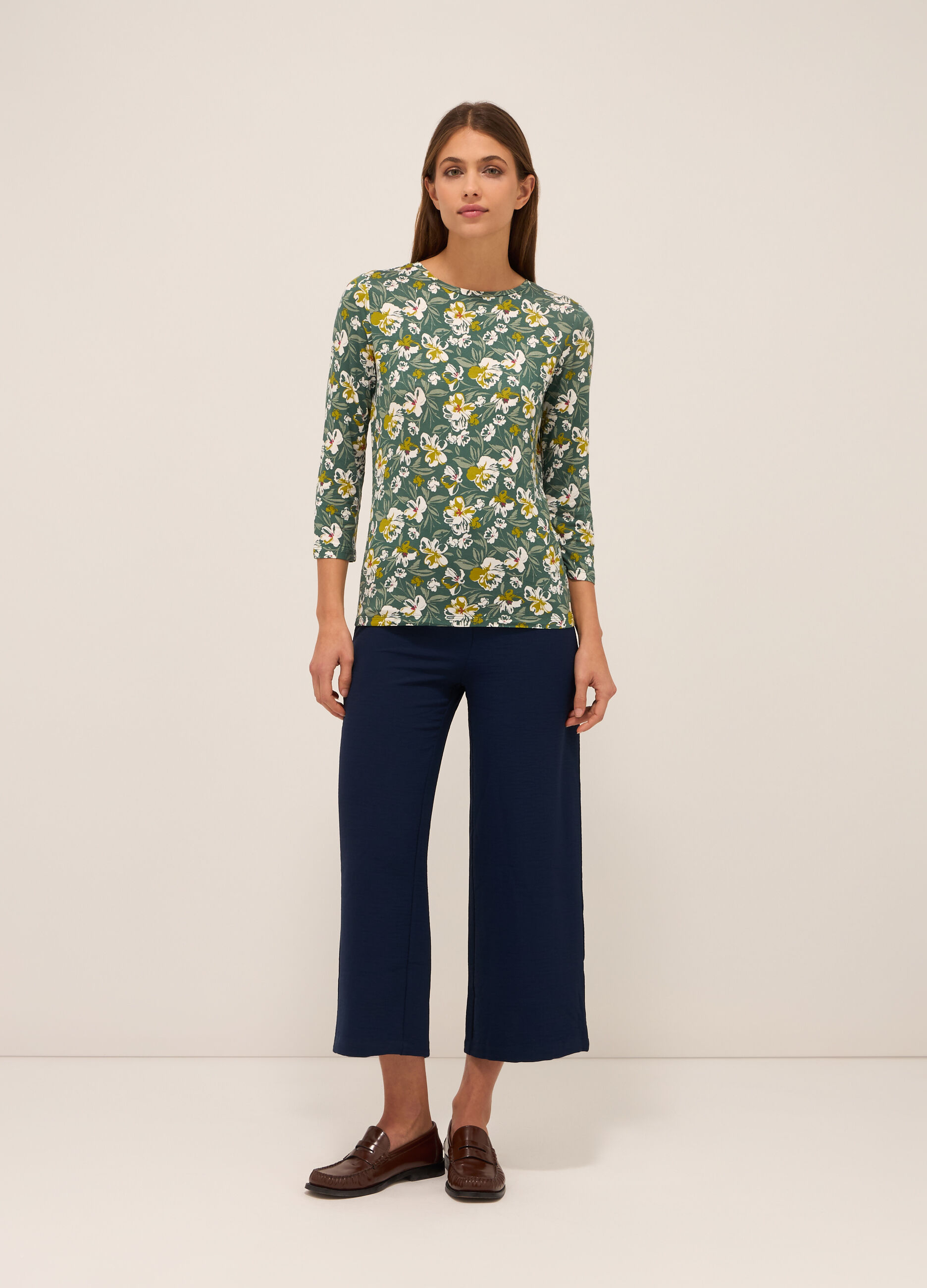 Pantaloni a vita alta donna_0