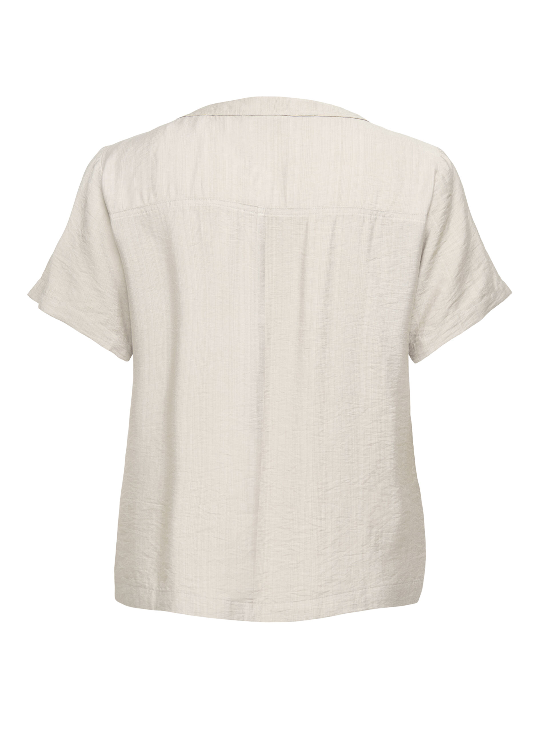 T-shirt con scollo a V donna_1
