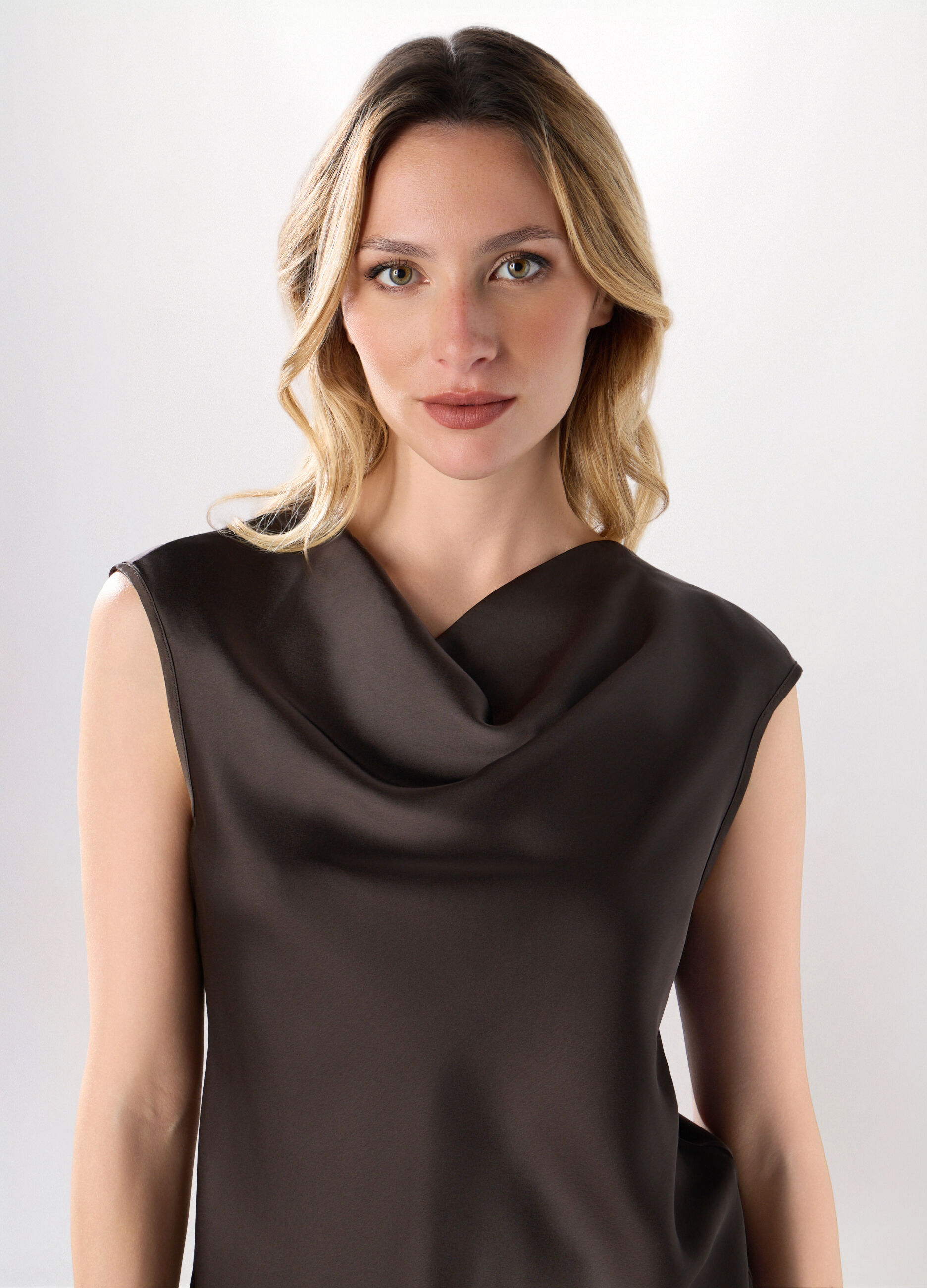 Blusa in raso donna_2