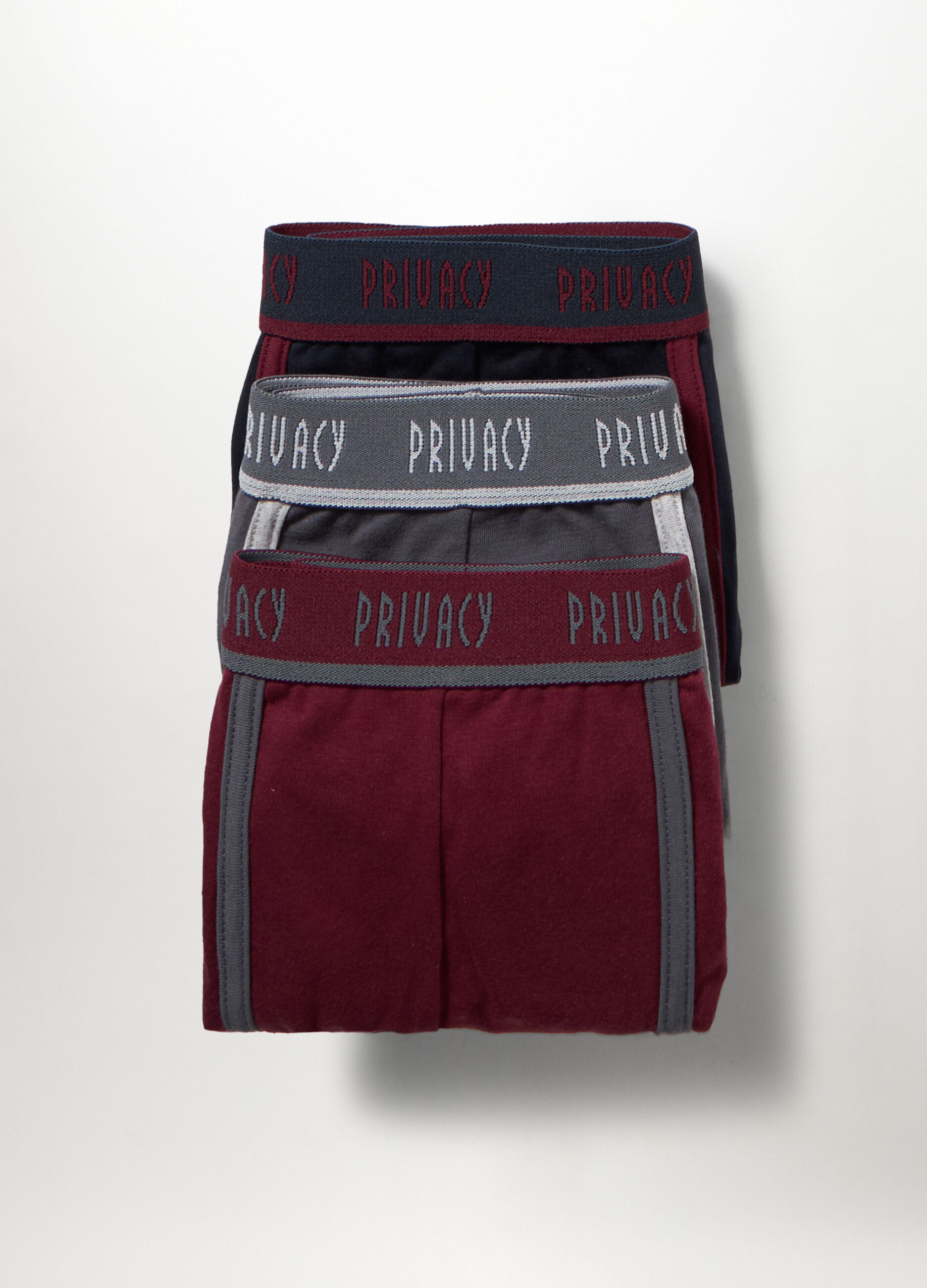 3 pack boxer in cotone stretch con logo uomo_0