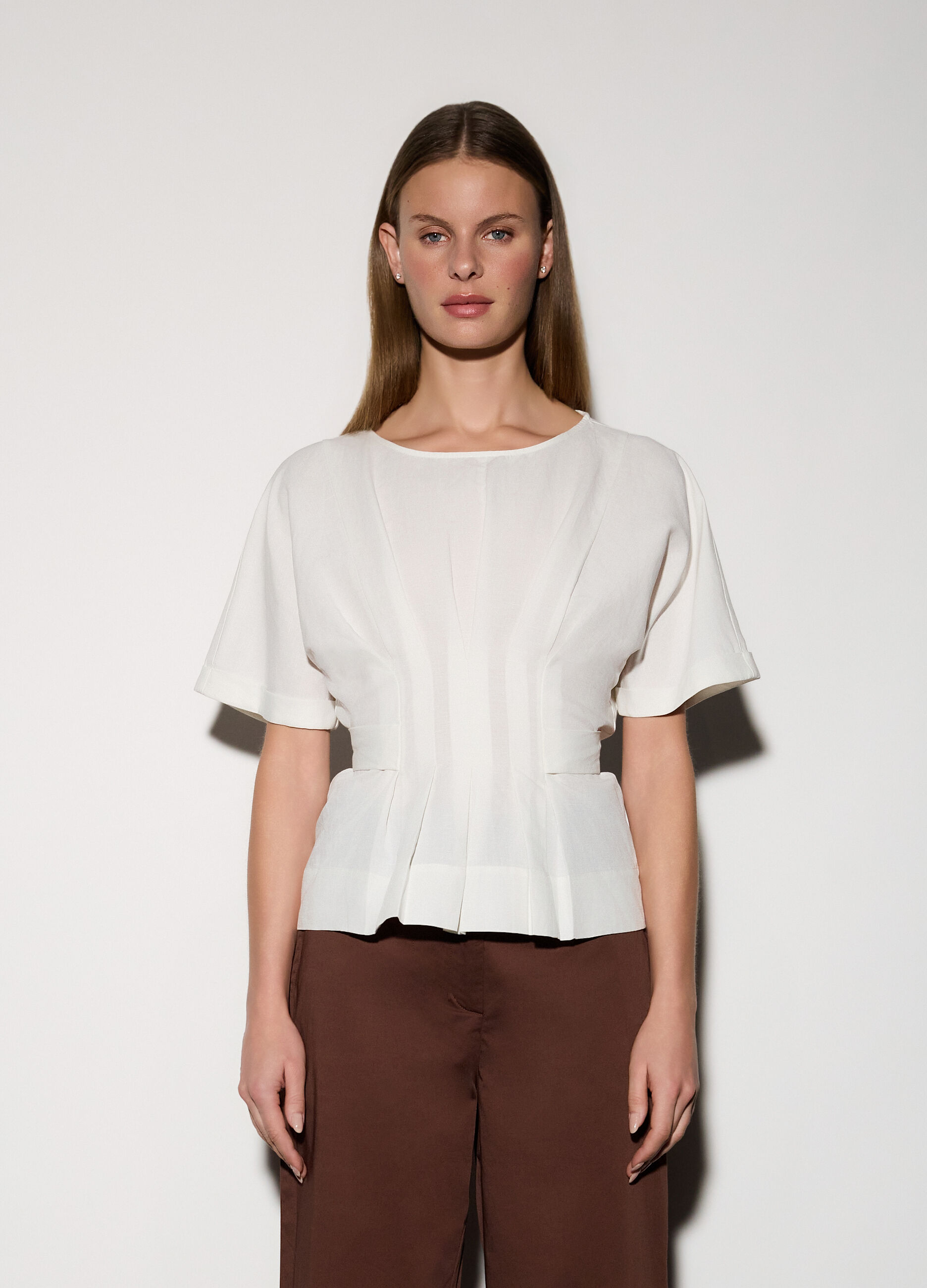 T-shirt girocollo donna_1