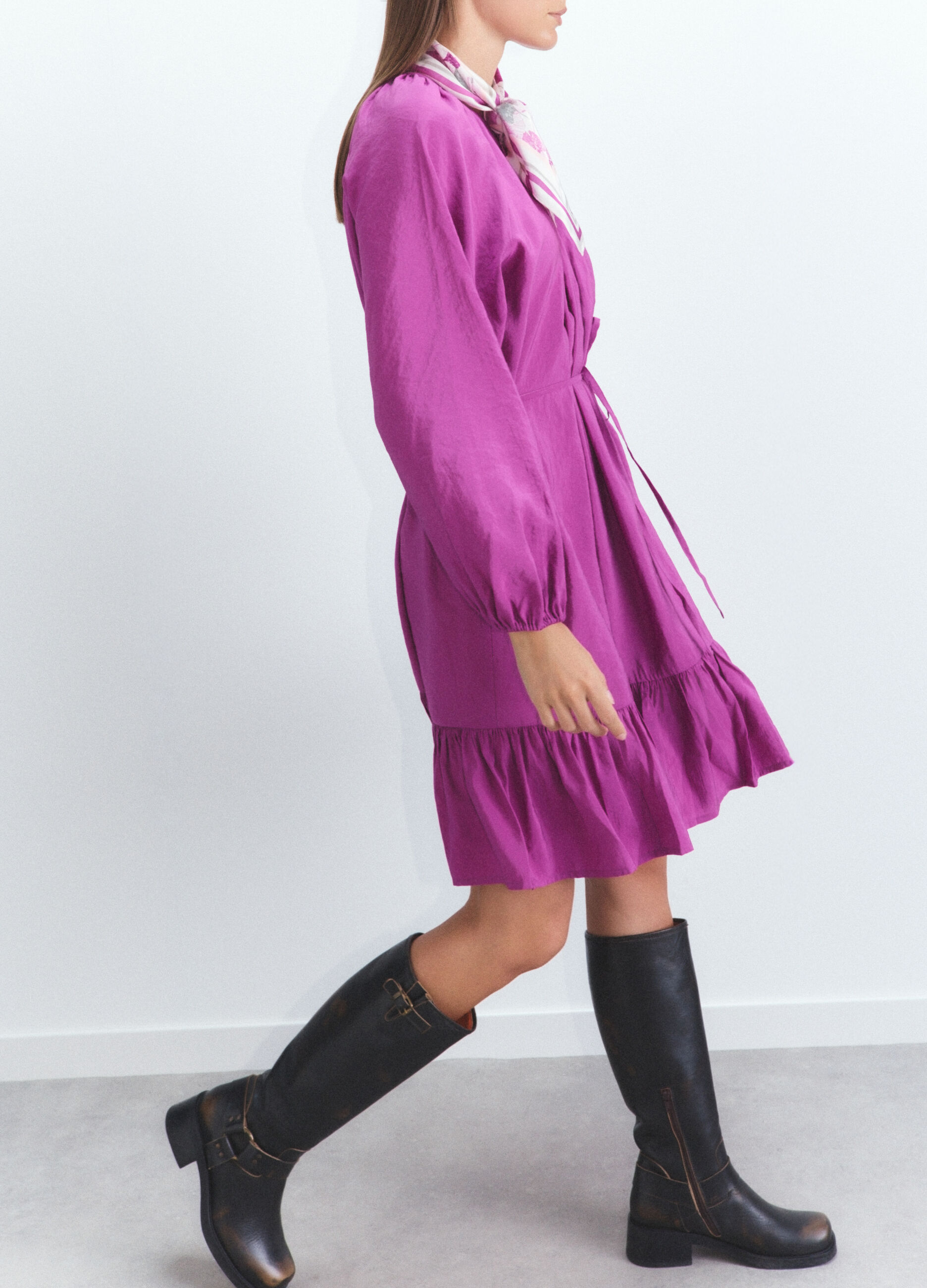 Abito corto misto modal donna_3