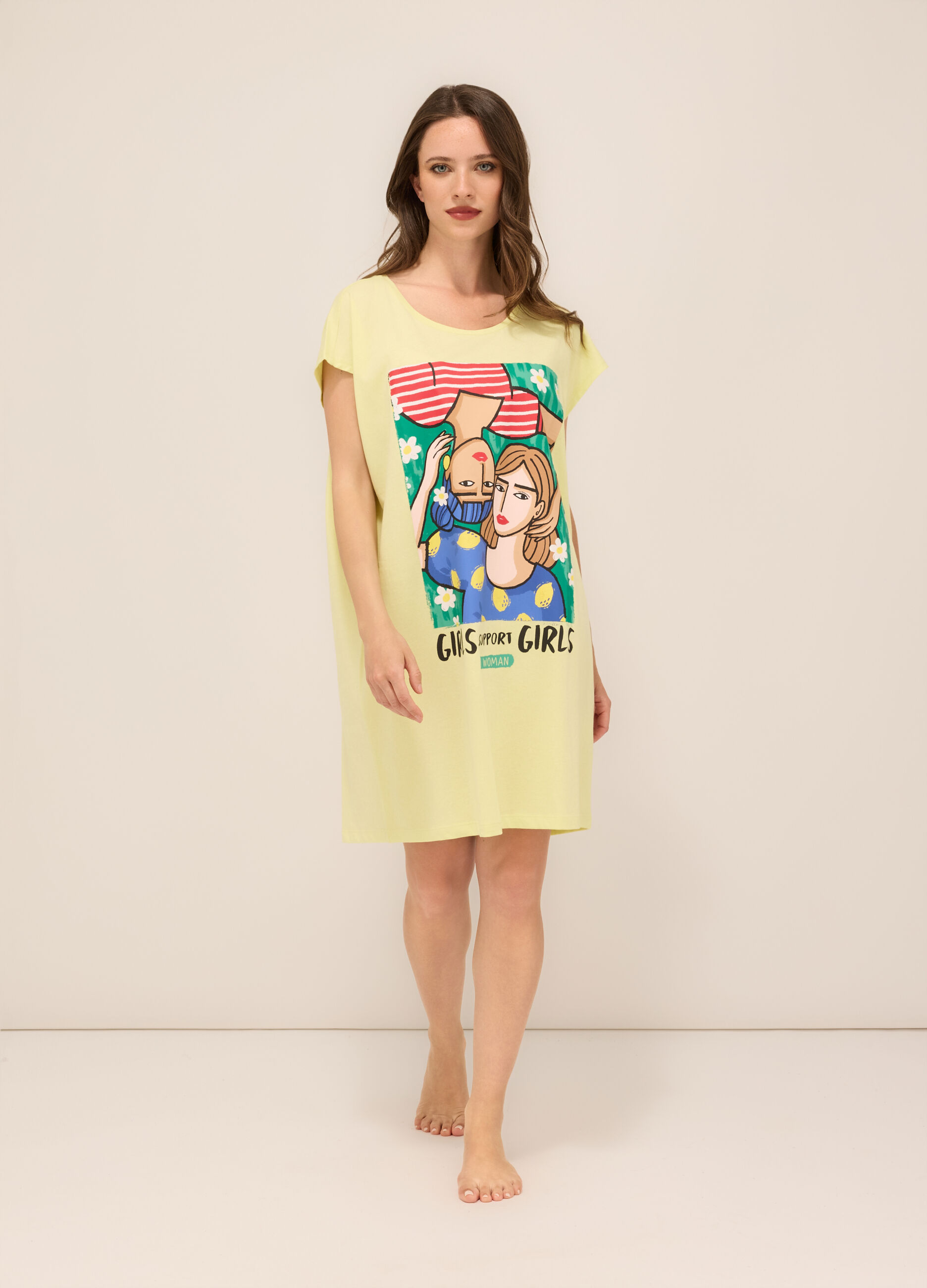 Maxi t-shirt da spiaggia donna_0