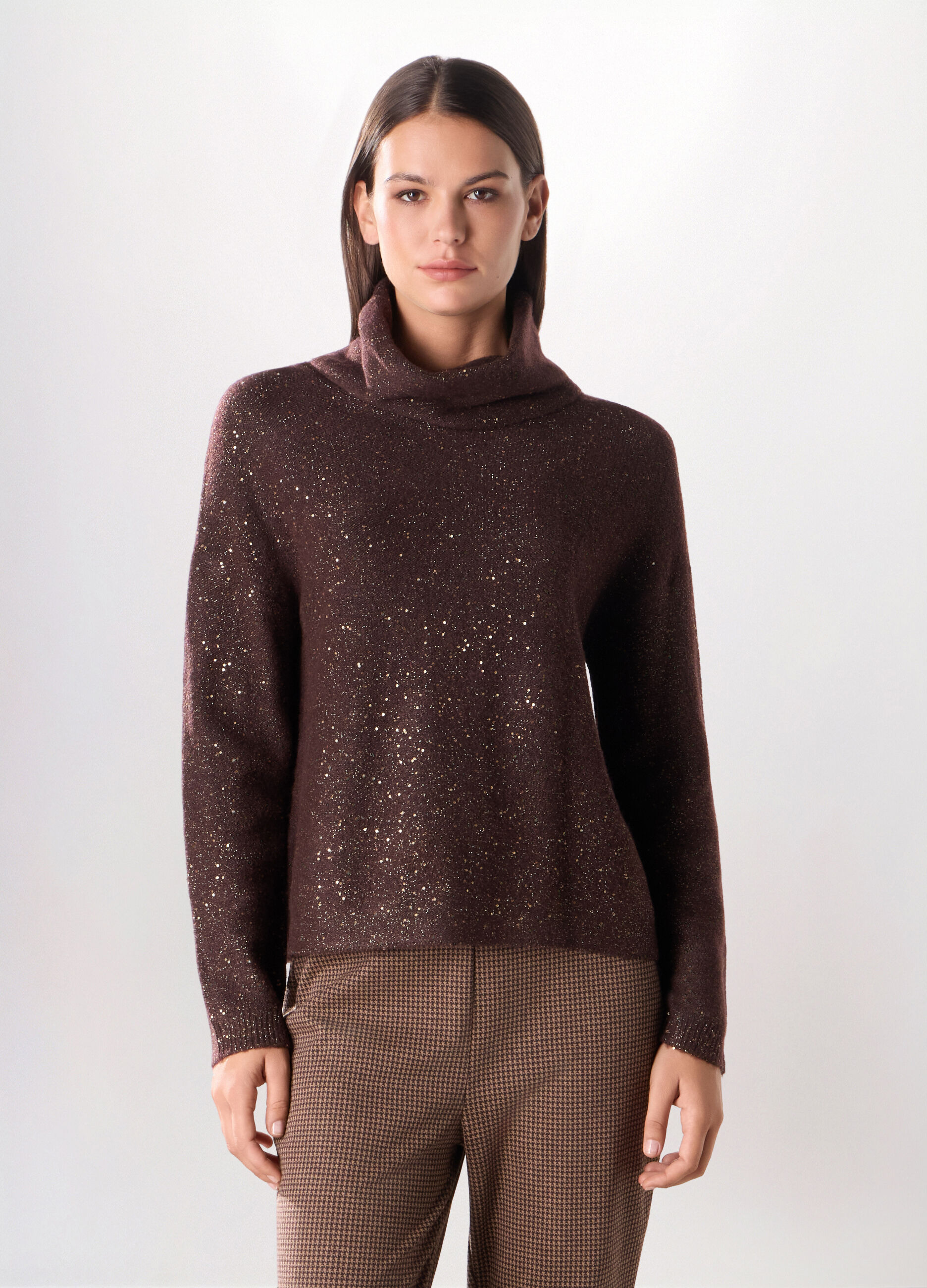 Tricot con paillettes donna_0