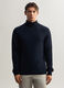 Maglione collo alto a maglia rasata uomo_0