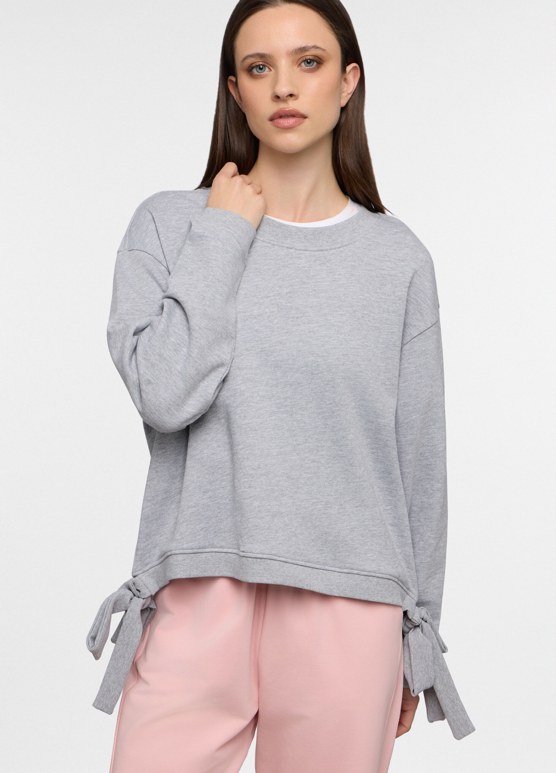 Felpa girocollo donna_0