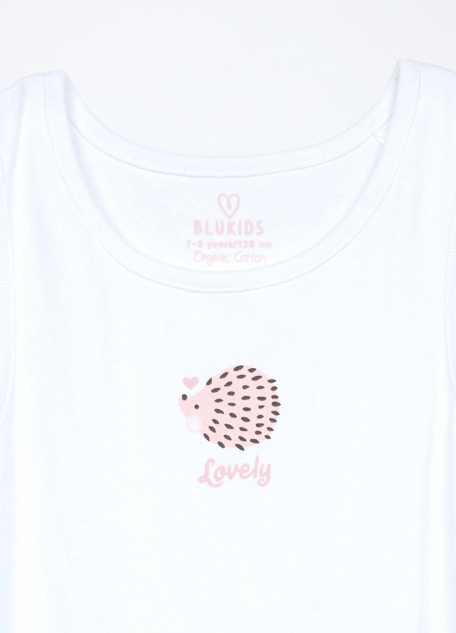 Pack 3 canotte in jersey di puro cotone bambina_3