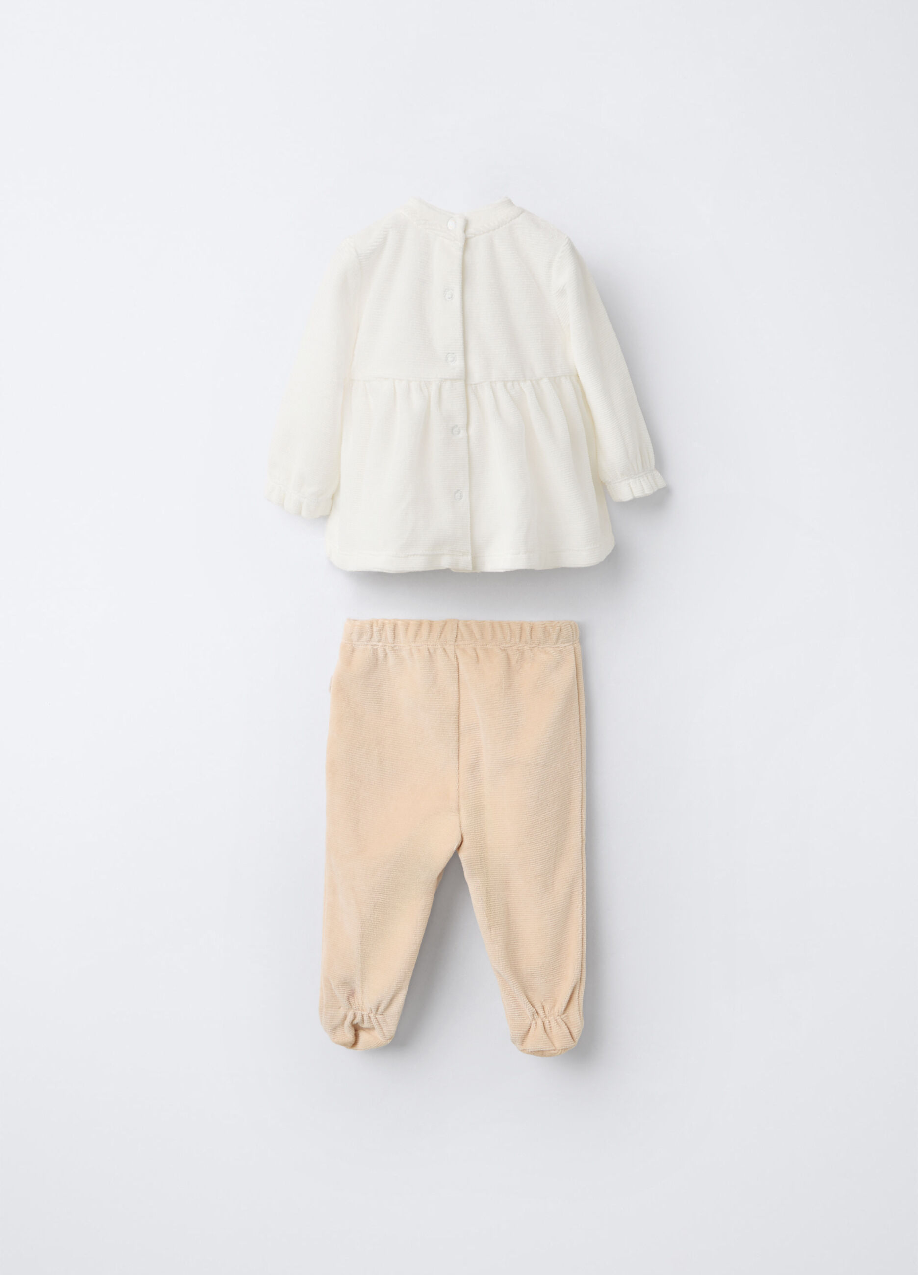 Set velour misto cotone neonata_1
