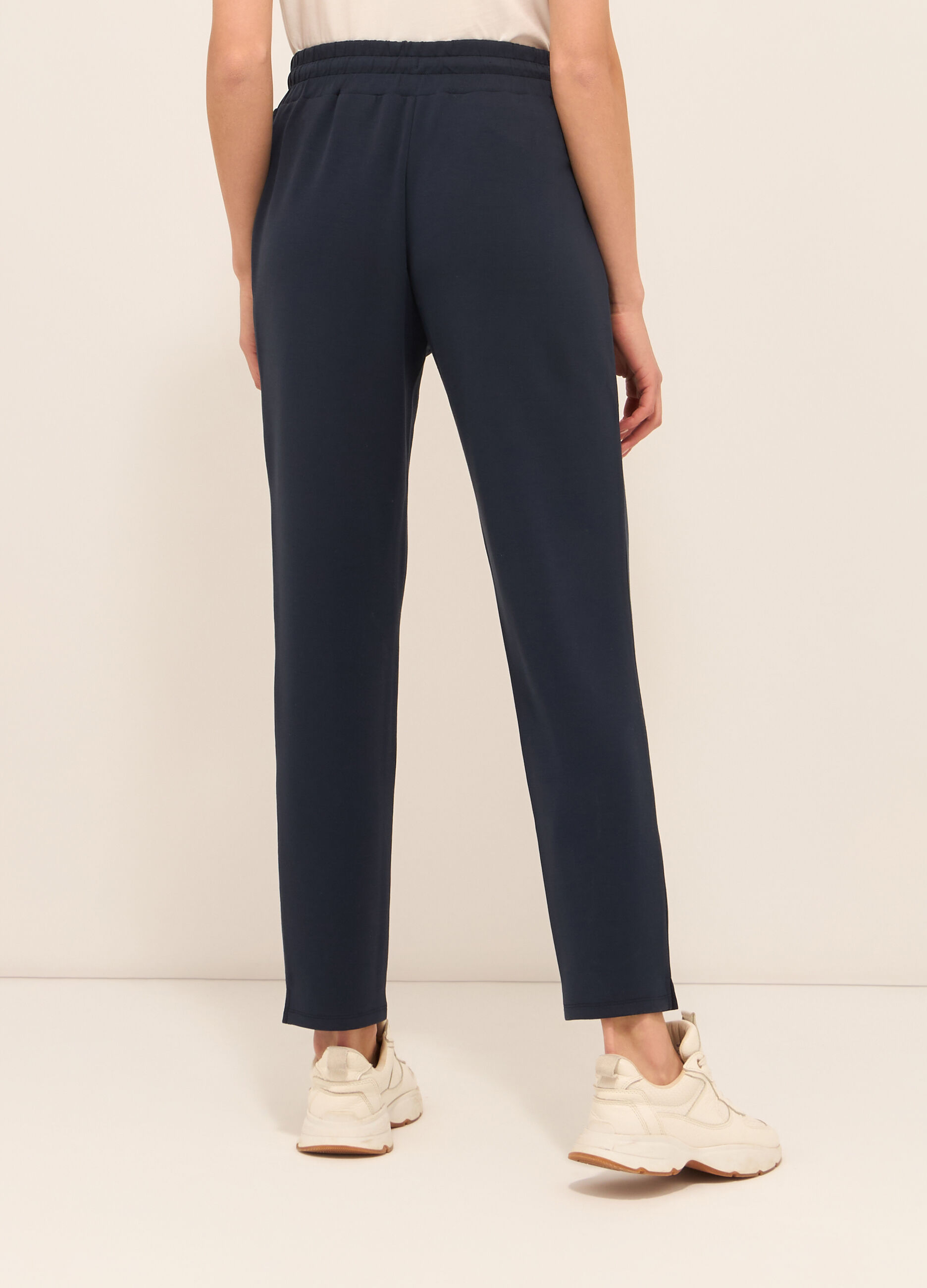 Jogger in jersey di misto modal donna_1