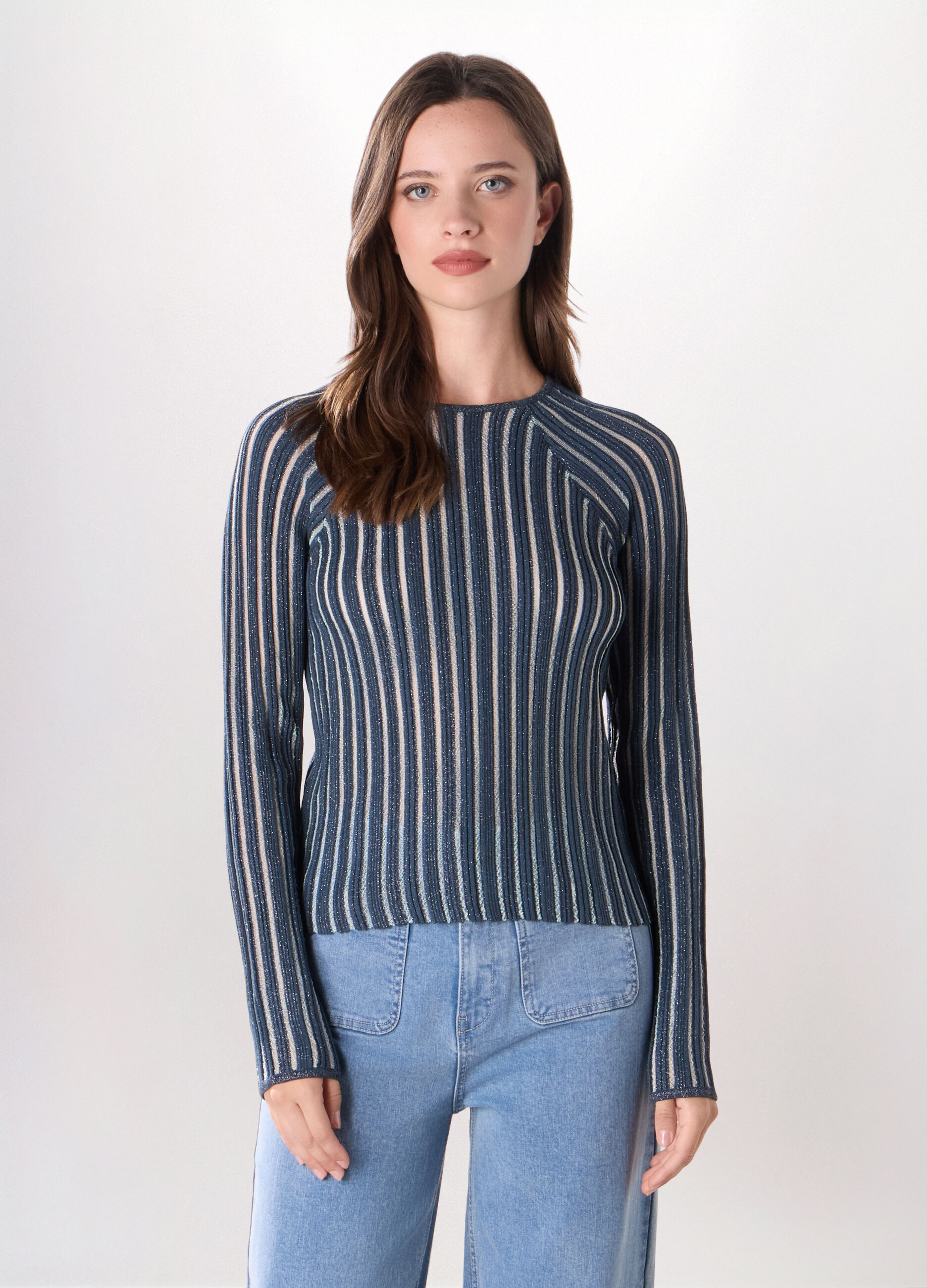 Pullover misto viscosa donna_0