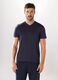 T-shirt collo a V in cotone uomo_0