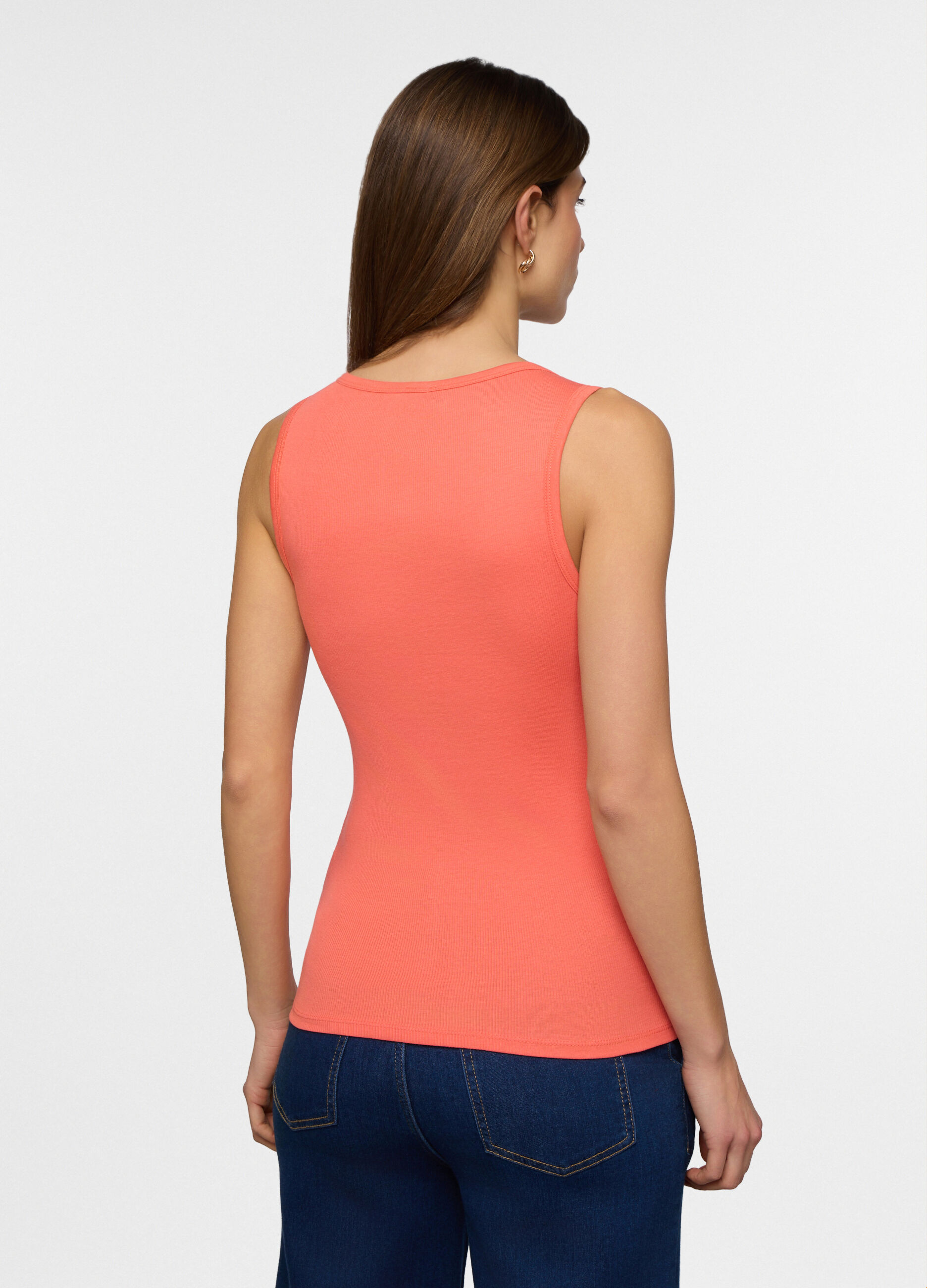 Canotta in costina donna_1