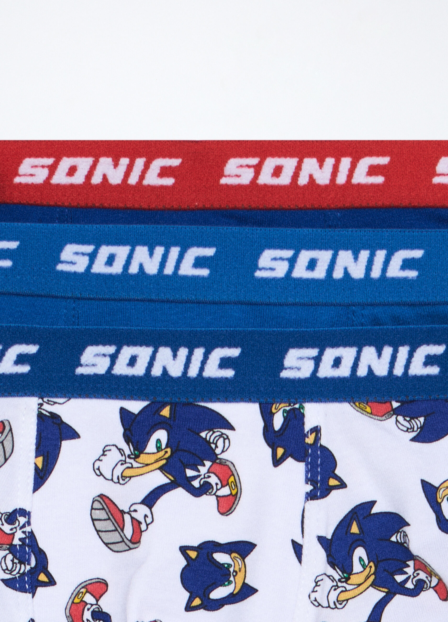 Pack 3 boxer Sonic in jersey di cotone stretch bambino_3