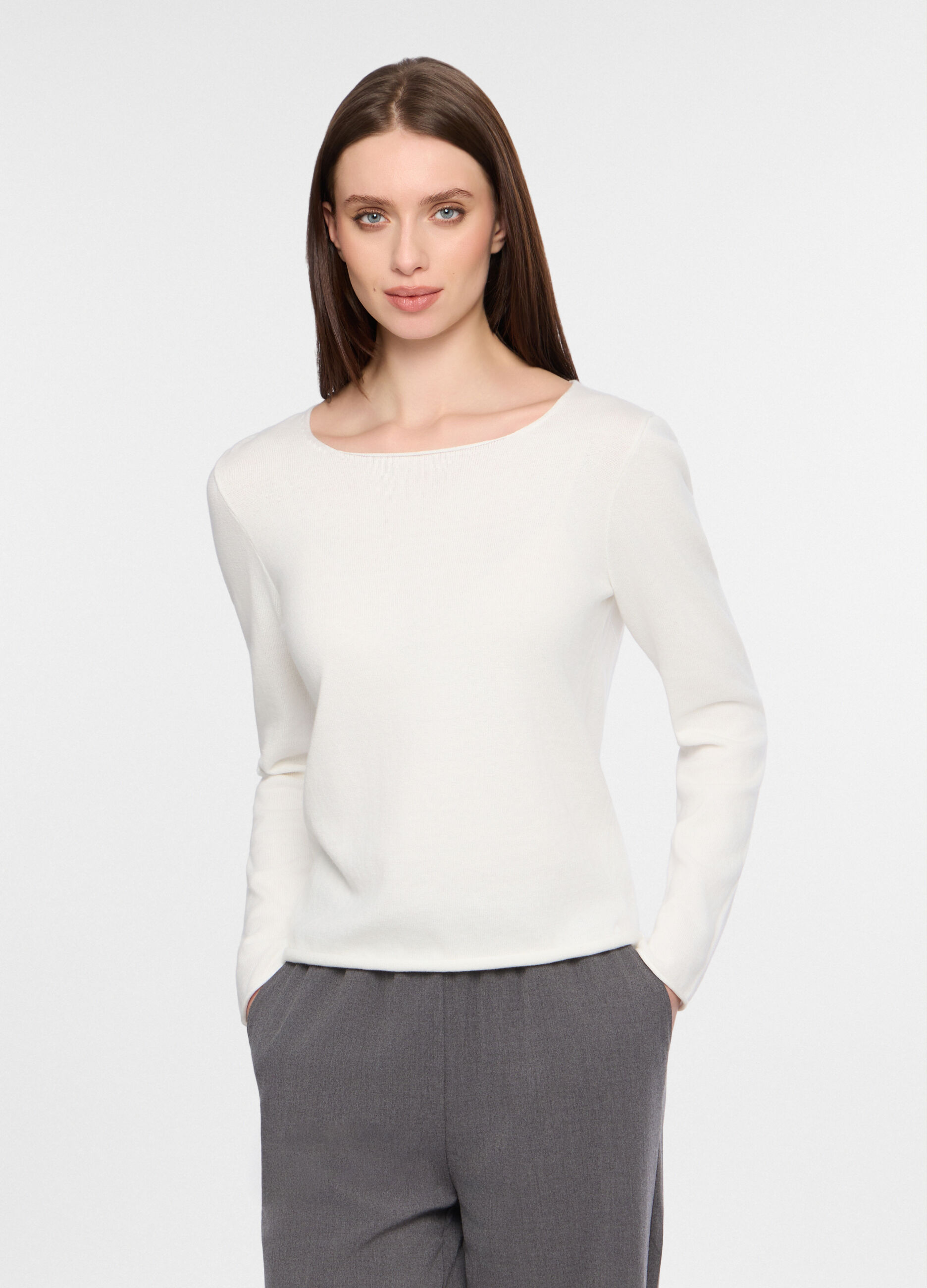 T-shirt girocollo donna_0