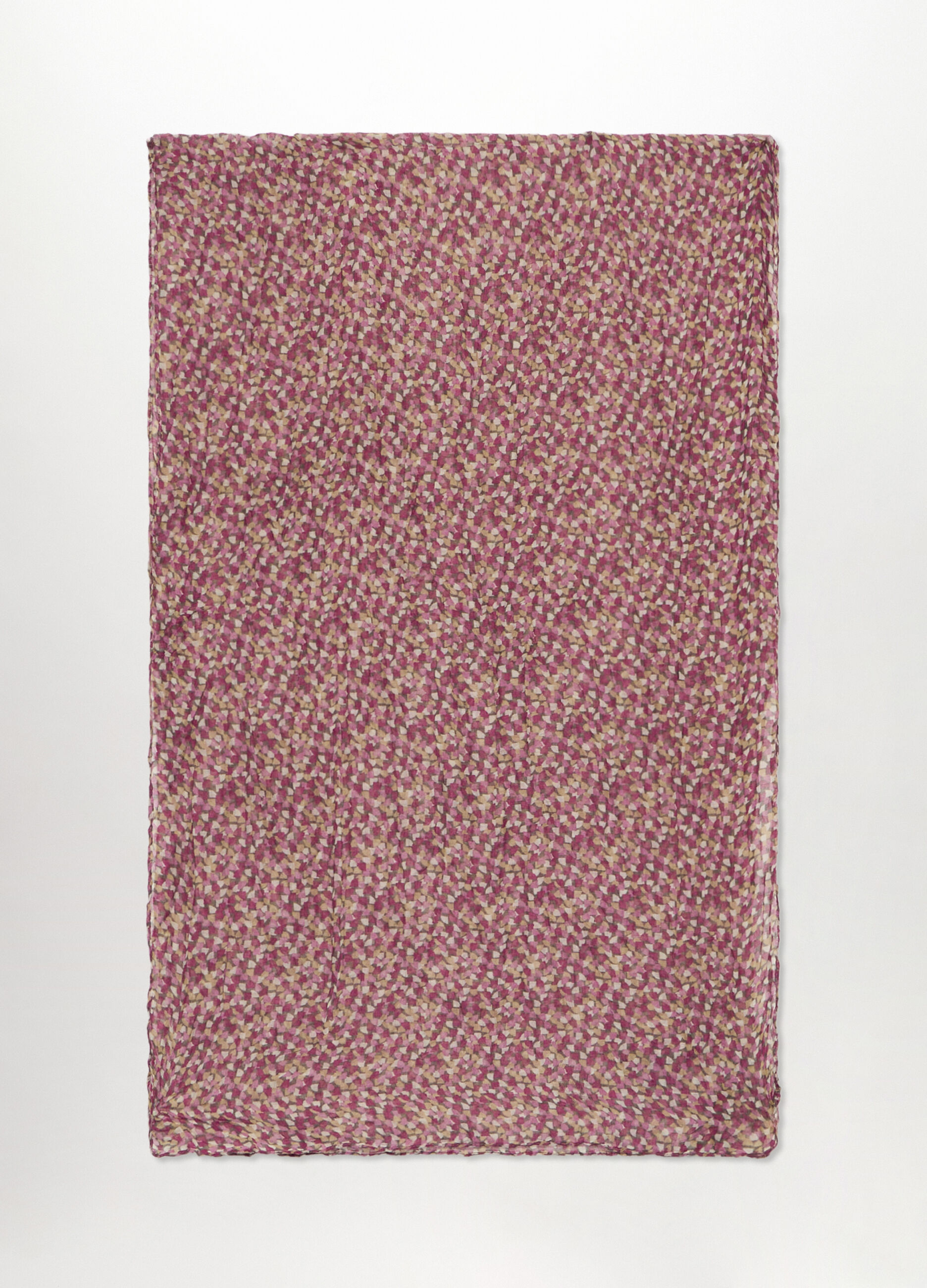 Foulard crinkle in fantasia donna_0