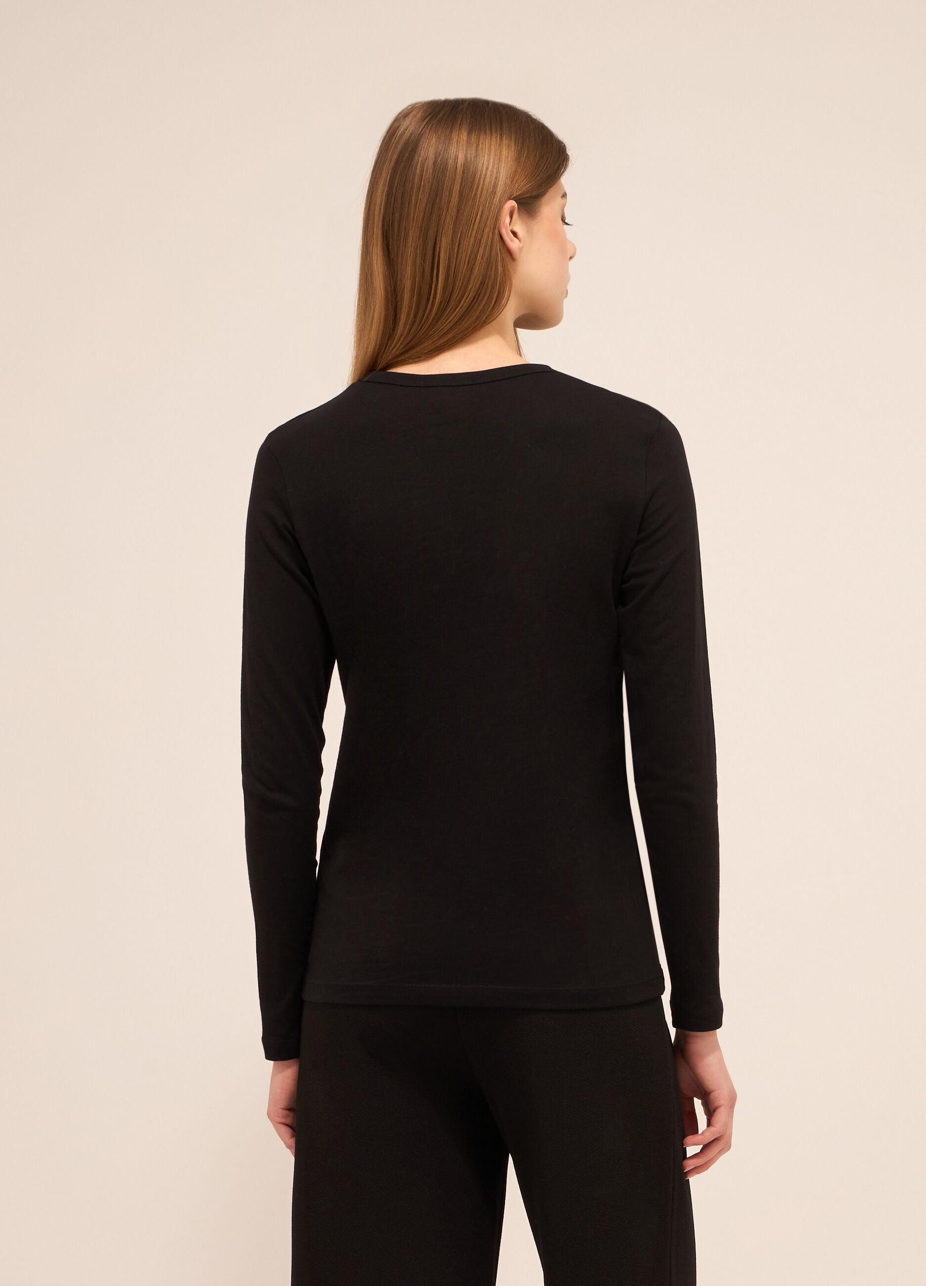 T-shirt in puro cotone donna_1