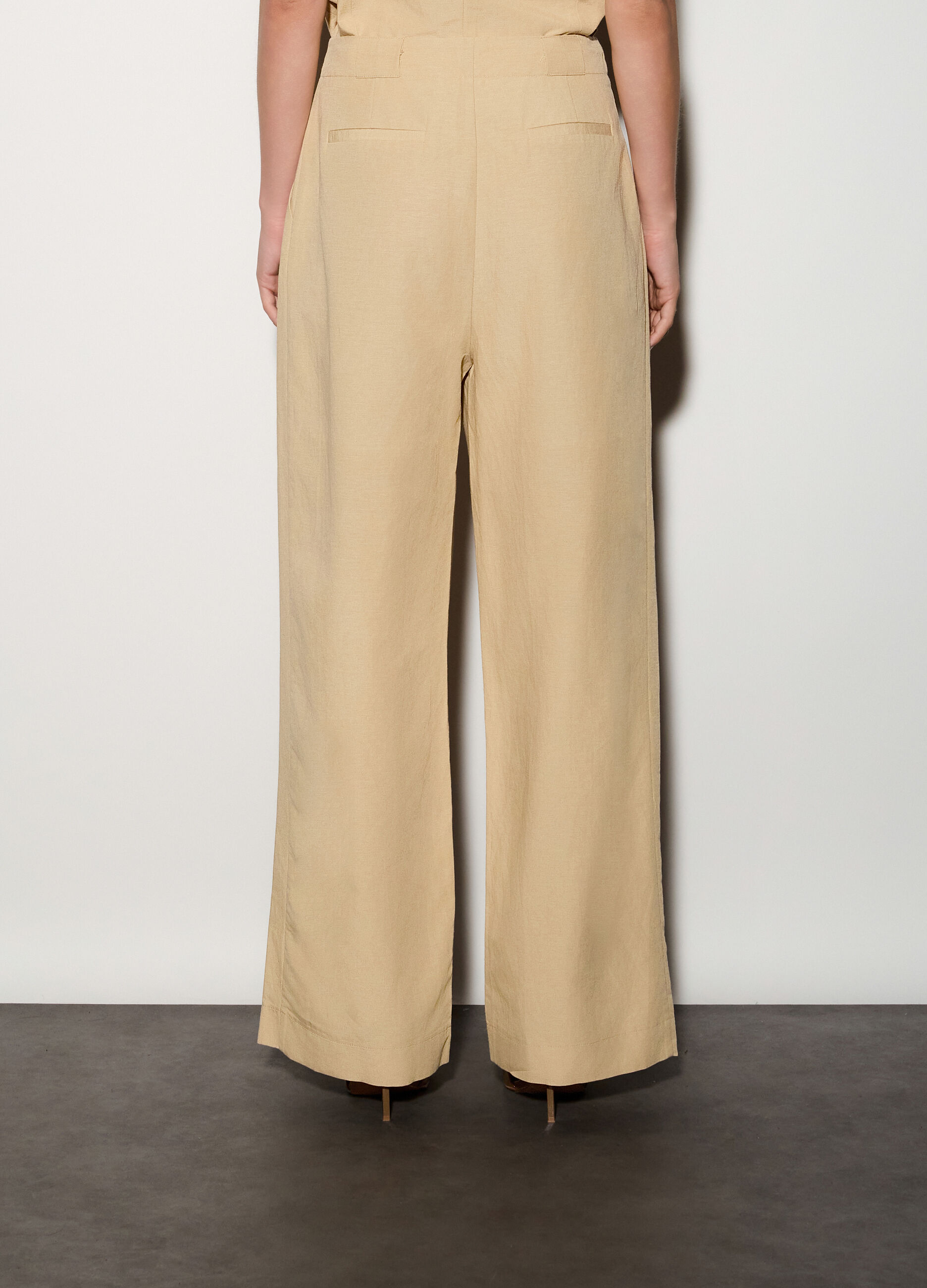 Pantaloni straight fit donna_2
