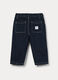 Pantaloni in denim misto cotone bimbo_1