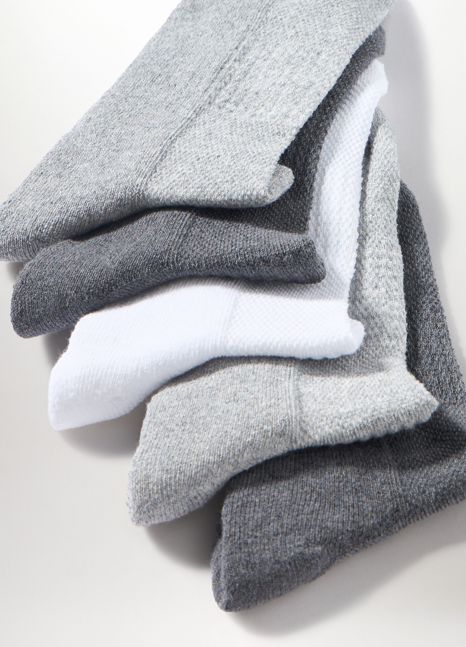 5 pack calzini sneaker in misto cotone uomo_1