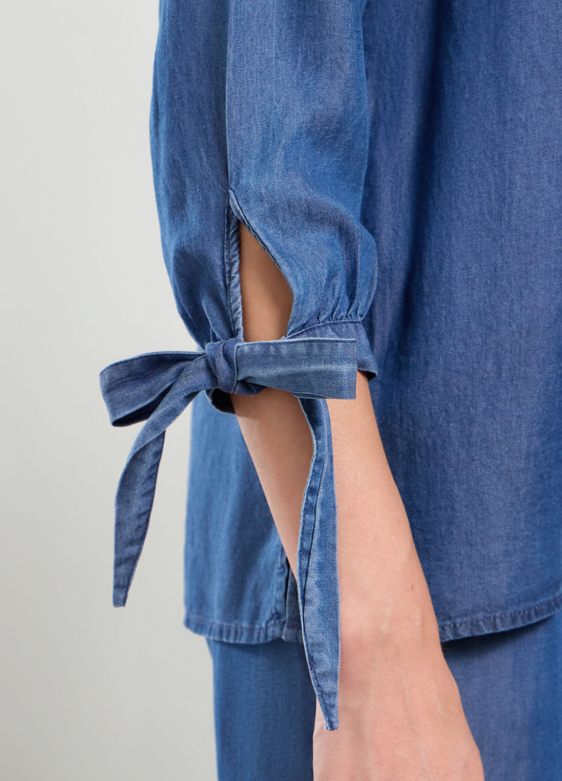 Blusa in pura lyocell donna_2