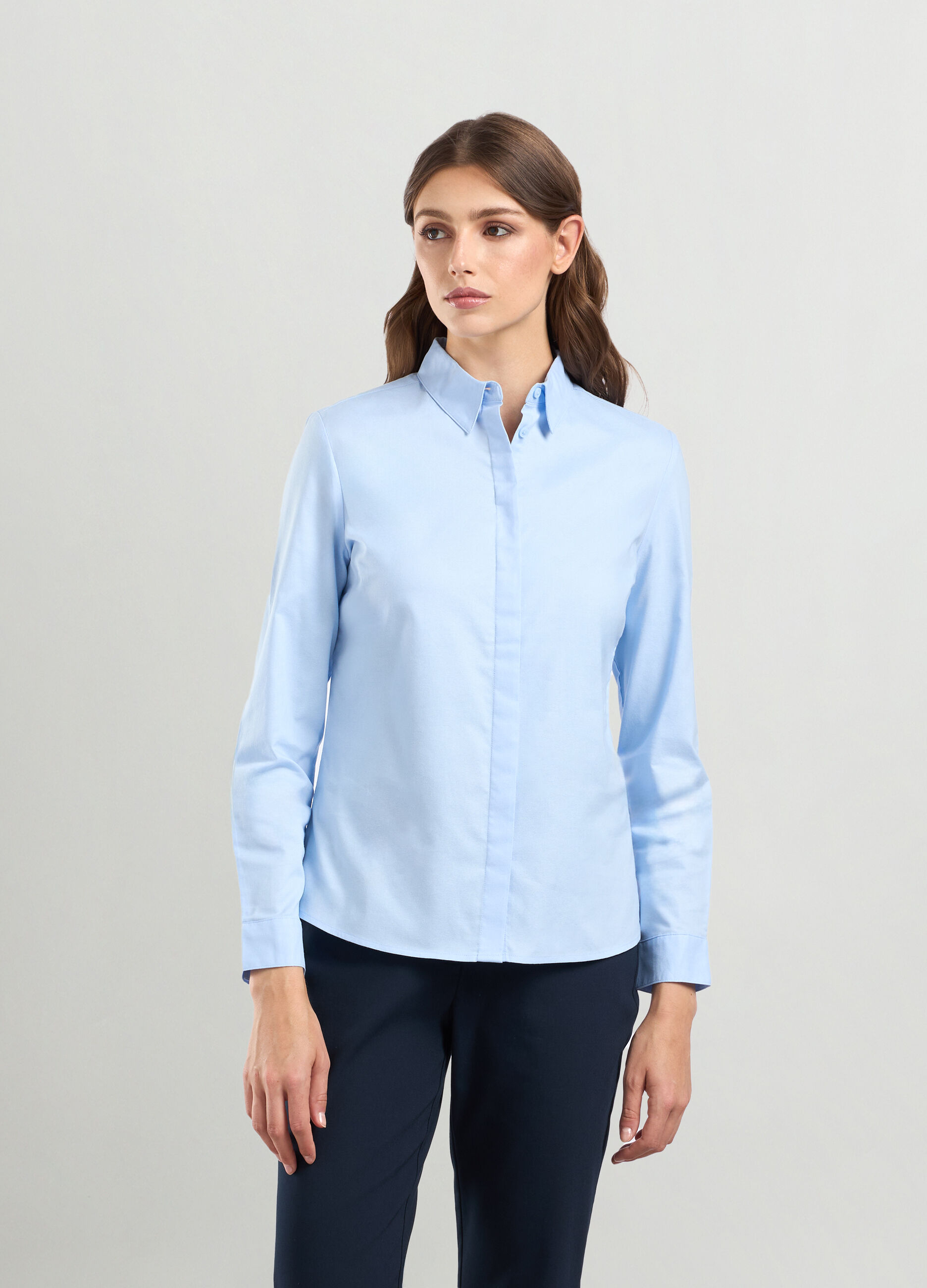 Camicia in puro cotone donna_0