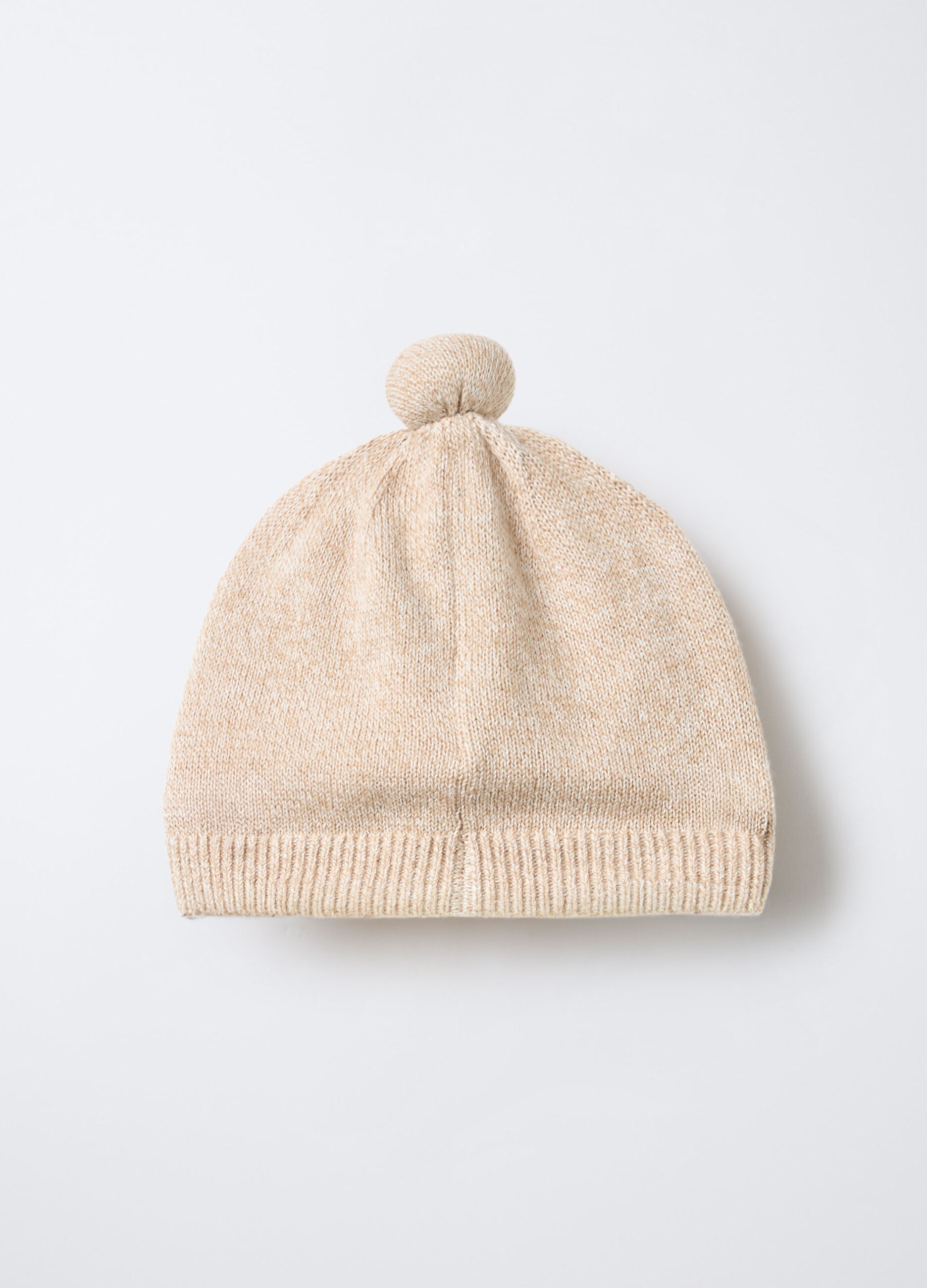 Berretto tricot in puro cotone neonato_1