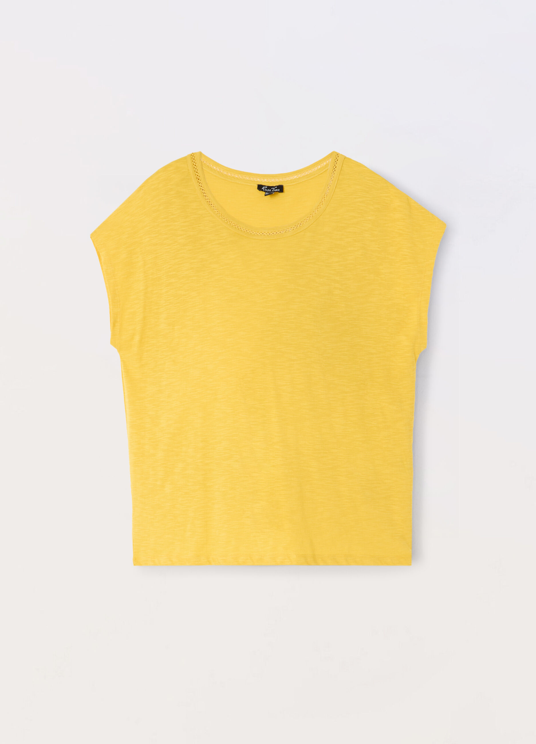 T-shirt in jersey di puro cotone donna curvy_0