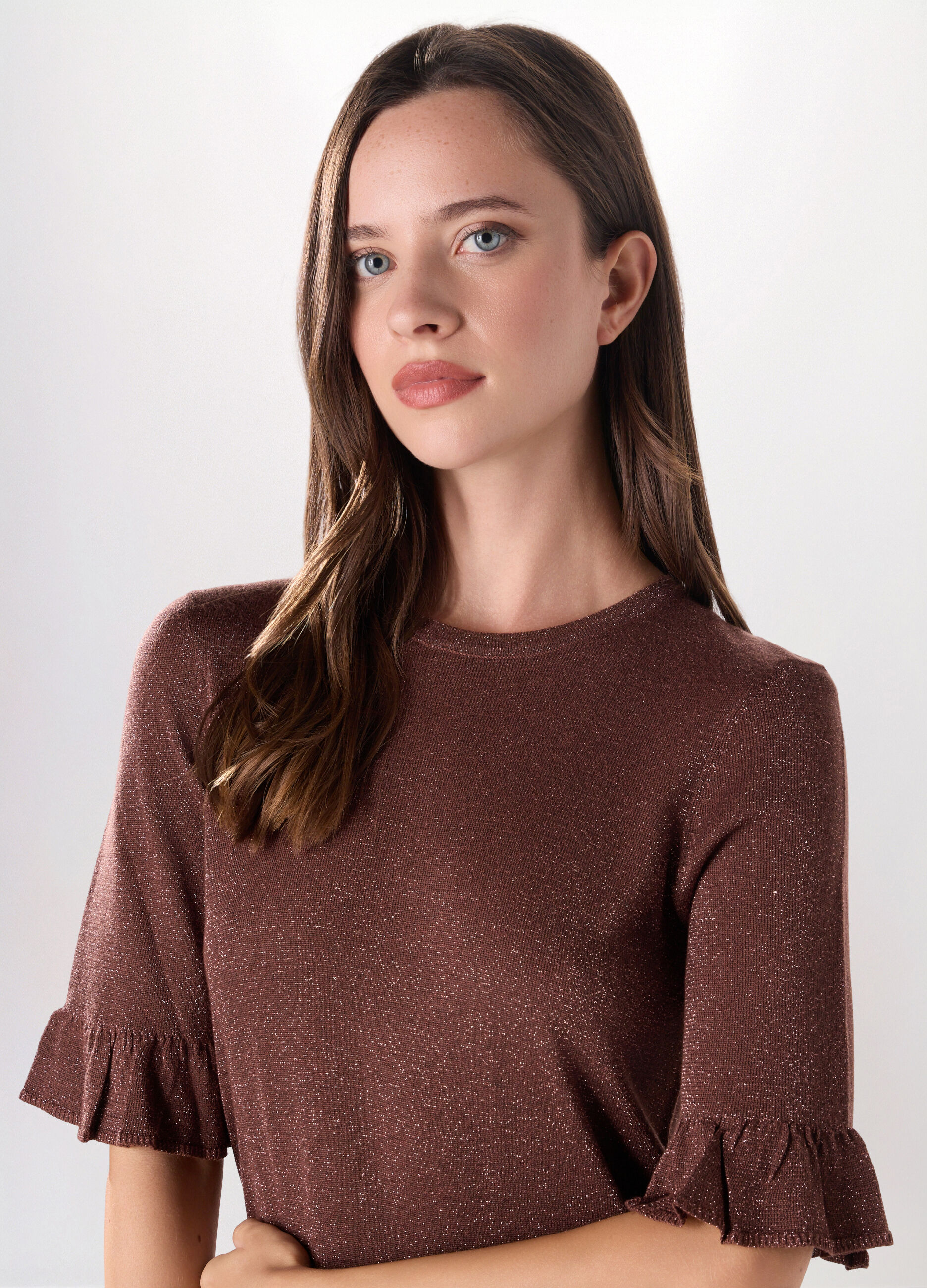 T-shirt misto viscosa donna_2